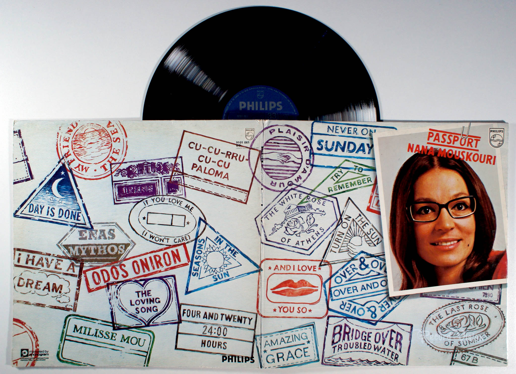 Nana Mouskouri - Passport (front cover) Vinyl