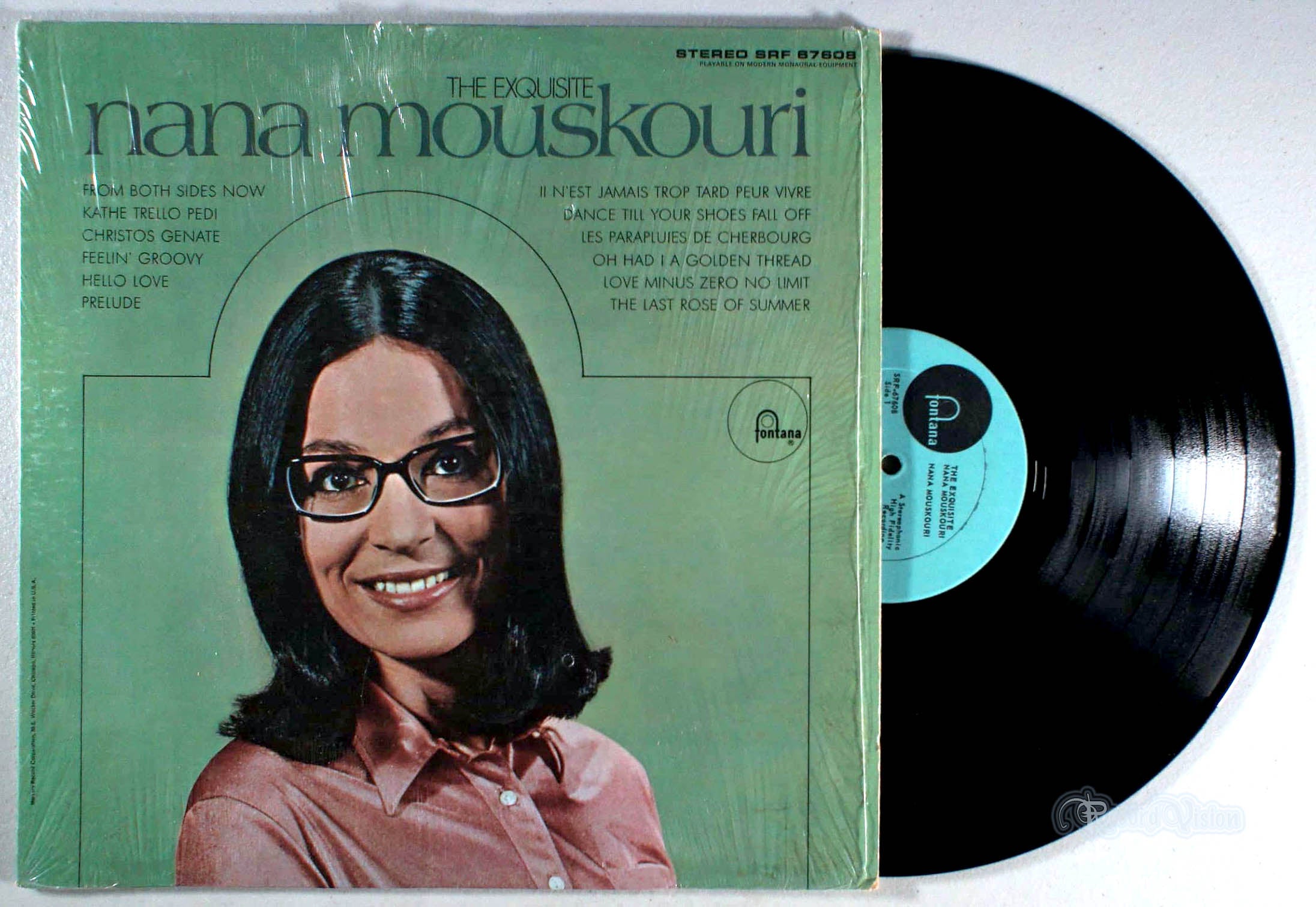 Nana Mouskouri - The Exquisite (front cover) Vinyl