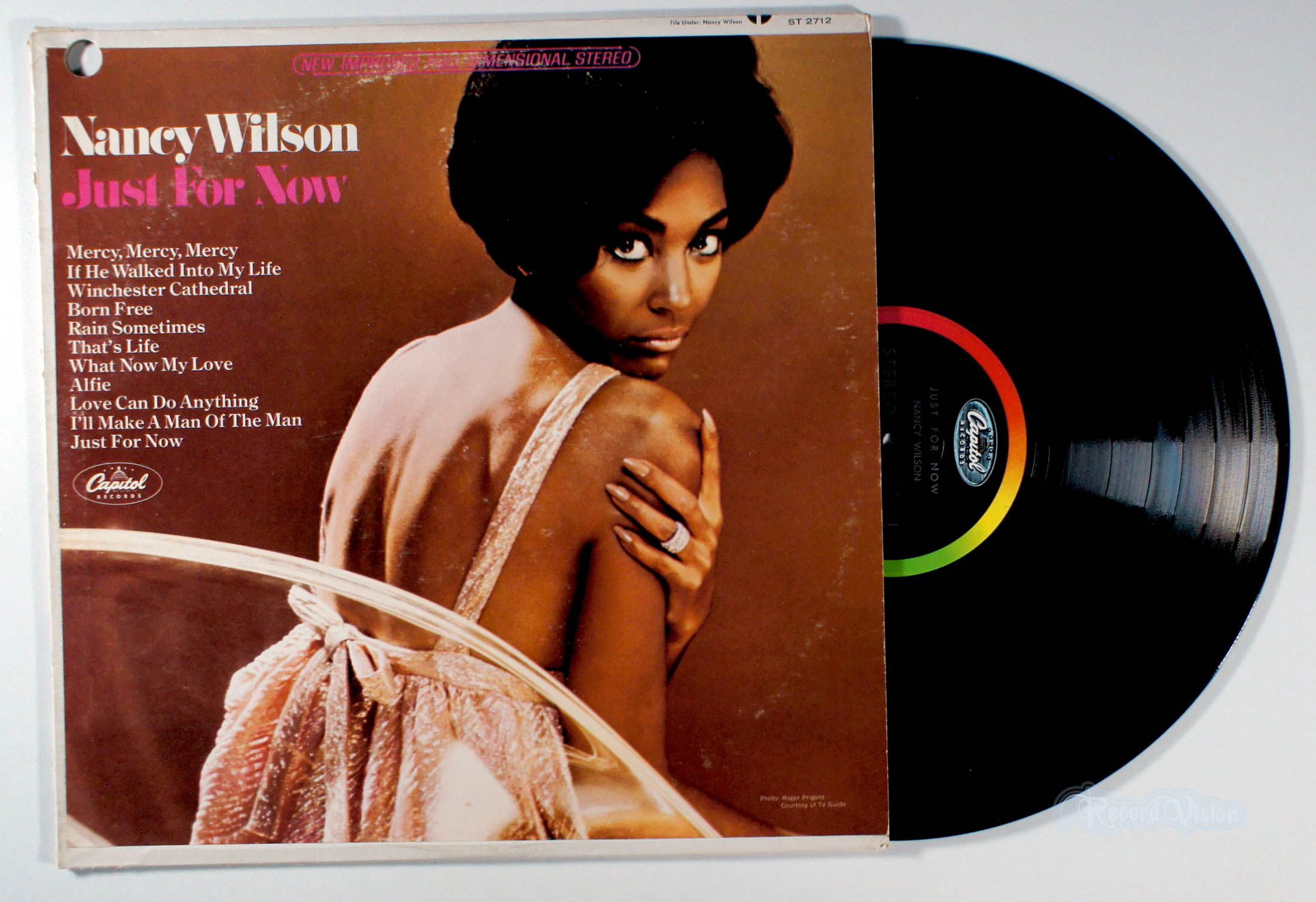 Nancy Wilson - Just For Now (front cover) Vinyl