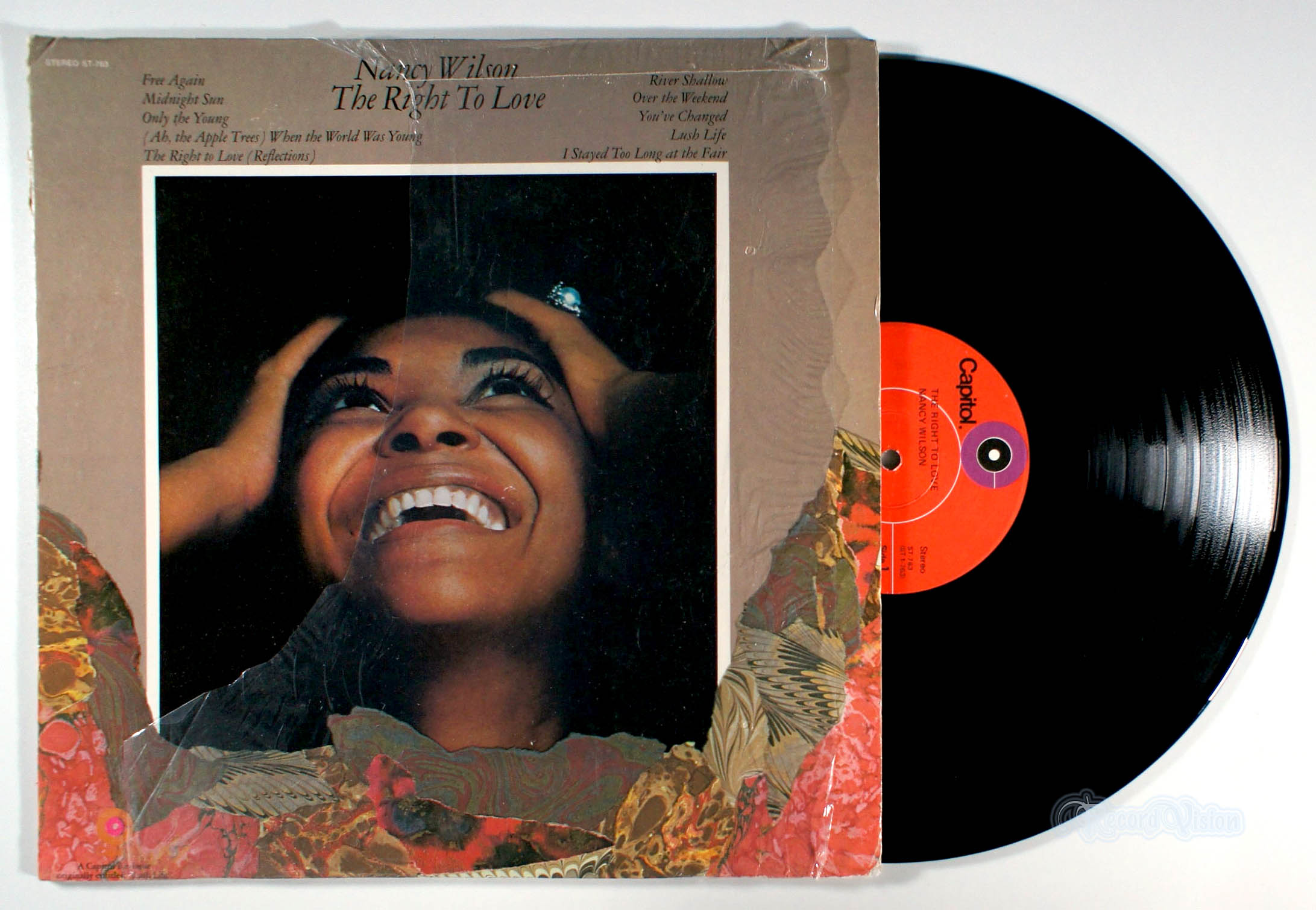 Nancy Wilson - The Right to Love (front cover) Vinyl