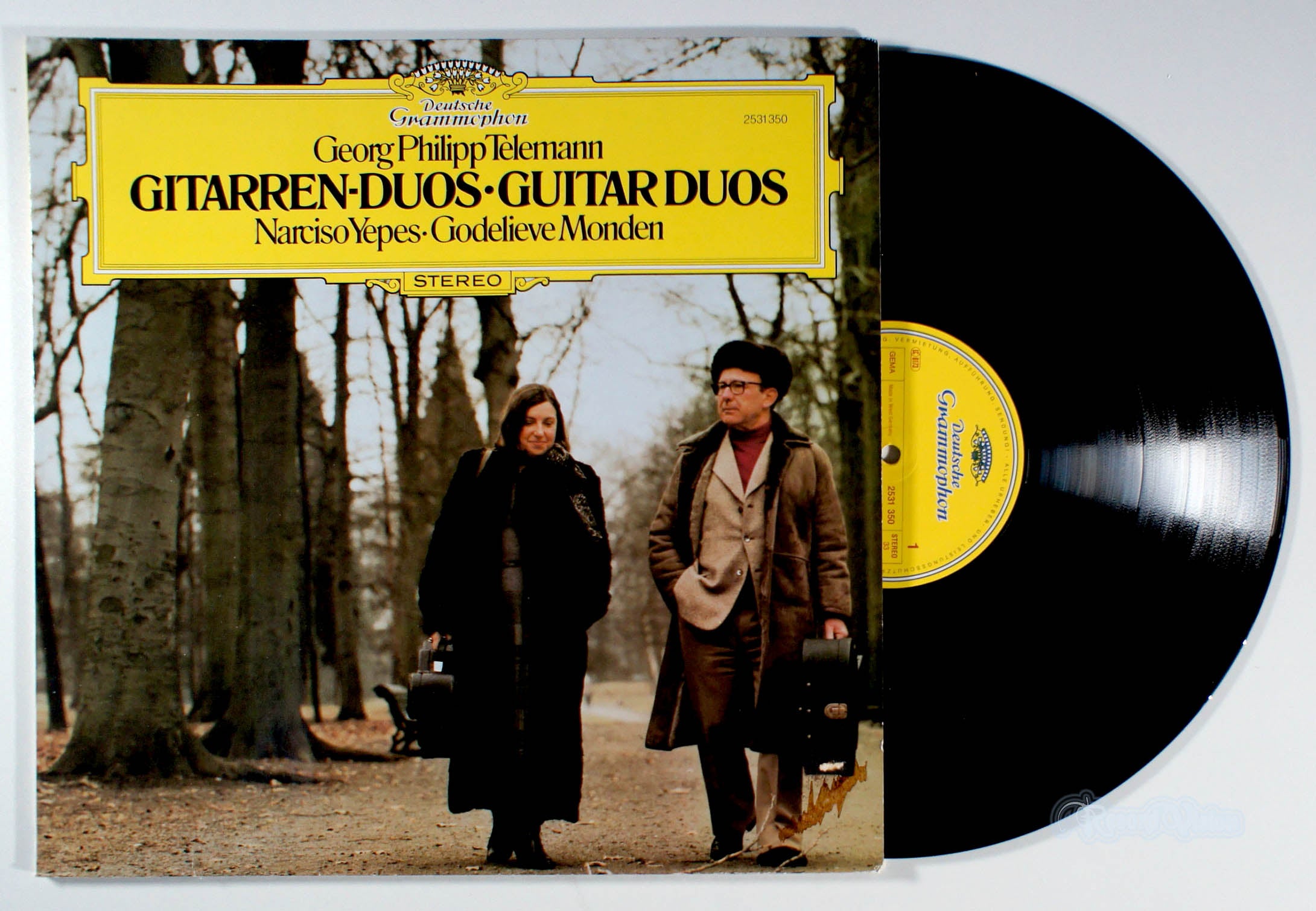 Narciso Yepes - Telemann Gitarren-Duos: Guitar Duos (front cover) Vinyl