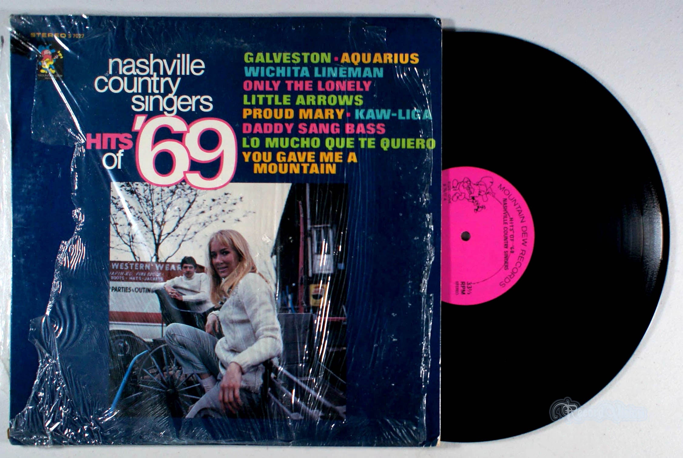 Nashville Country Singers - Hits of '69 (front cover) Vinyl