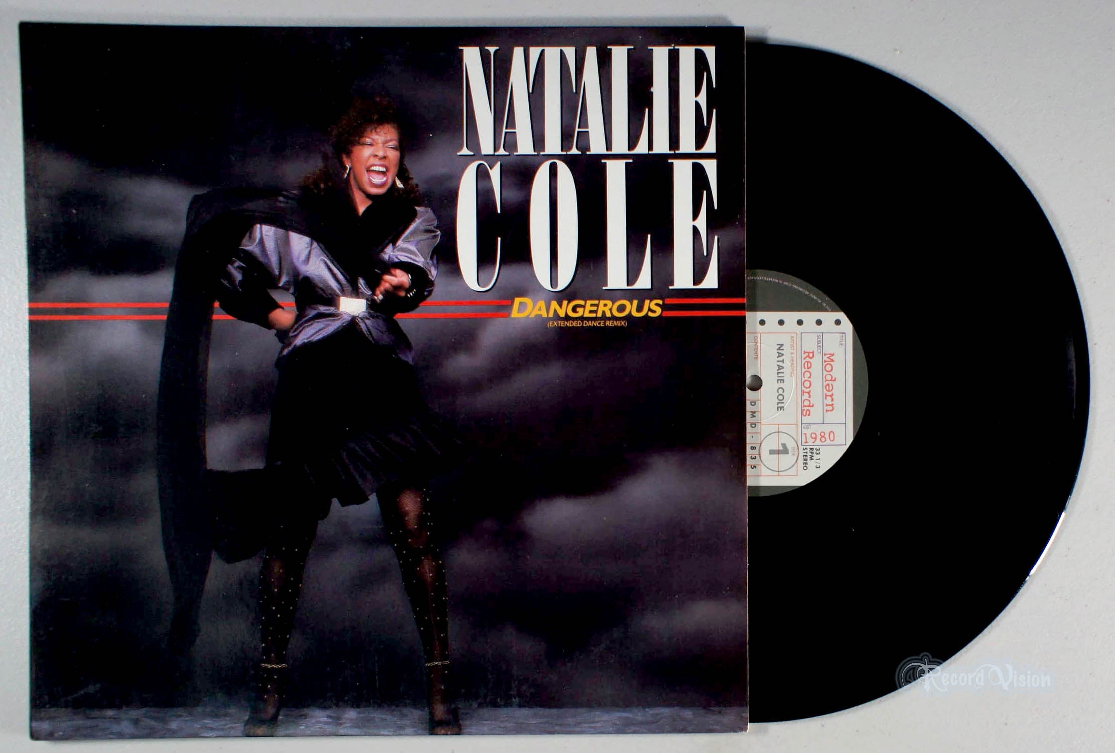 Natalie Cole - Dangerous (12" Single) (front cover) Vinyl