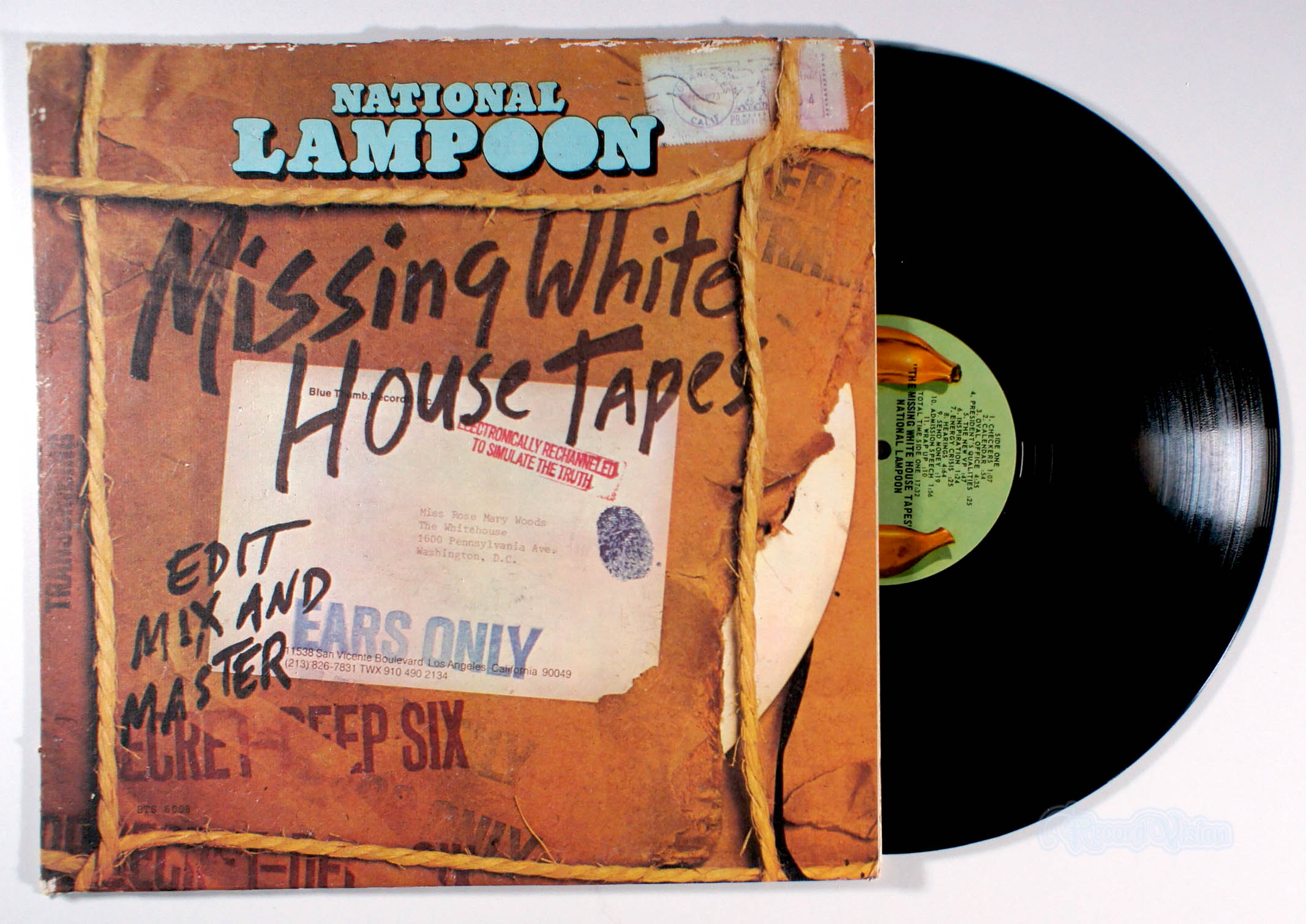 National Lampoon Missing White House Tapes (front cover) Vinyl