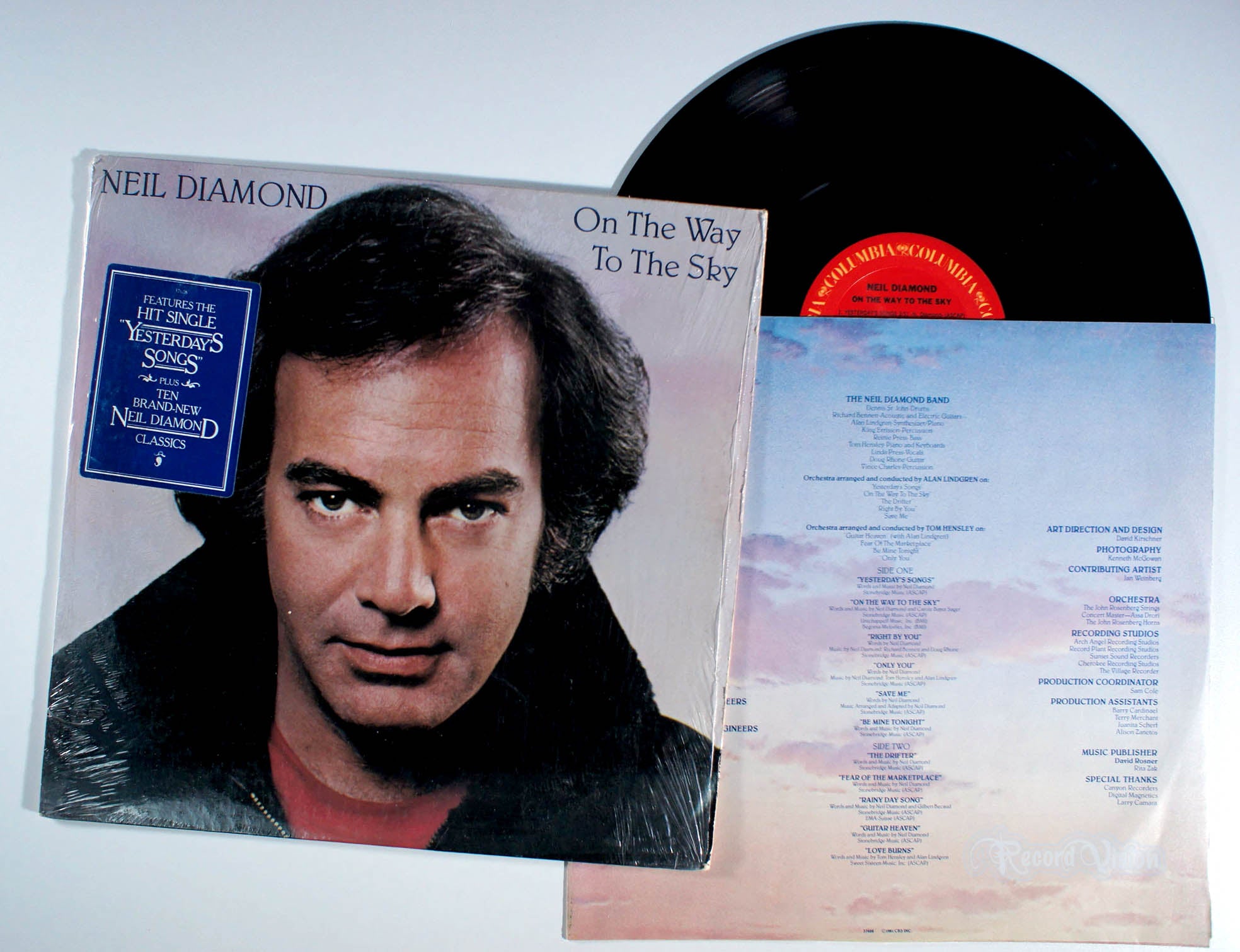 Neil Diamond - On the Way to the Sky (front cover) Vinyl