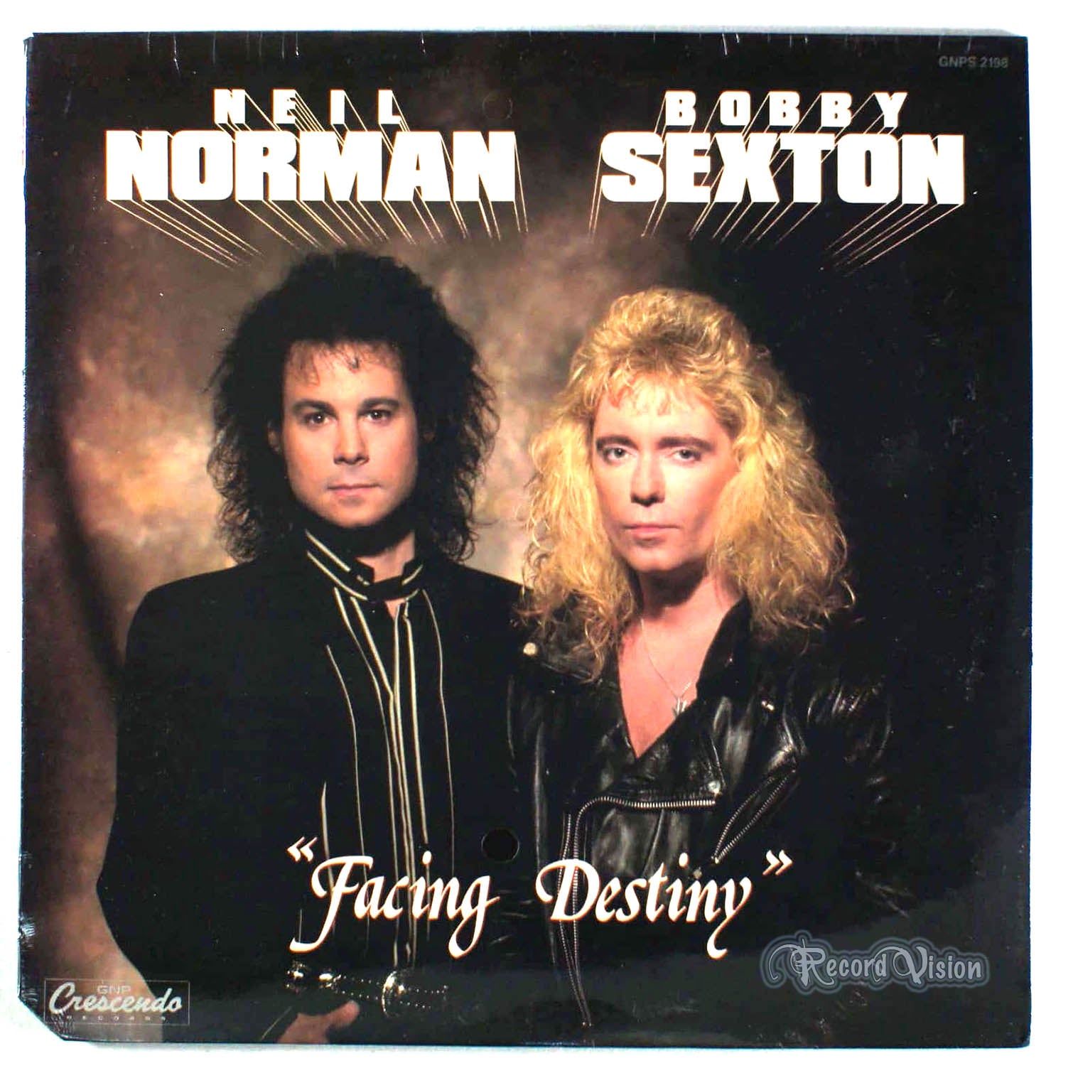 Neil Norman and Bobby Sexton - Facing Destiny (front cover) Vinyl