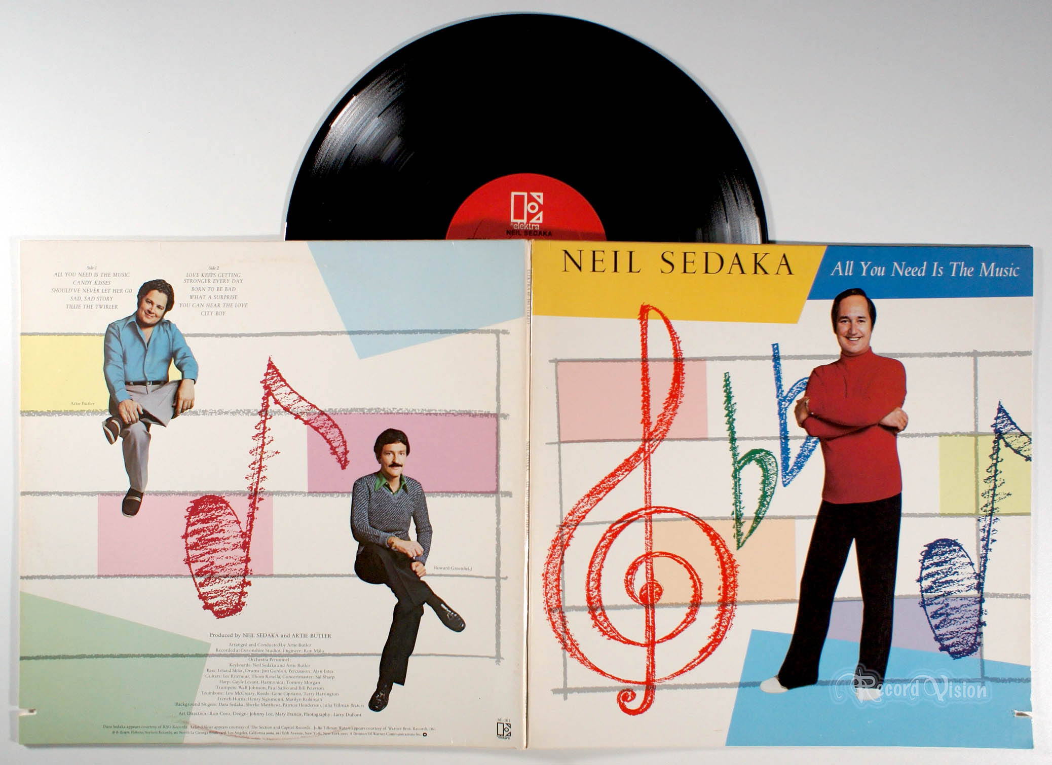 Neil Sedaka - All You Need Is the Music (front cover) Vinyl