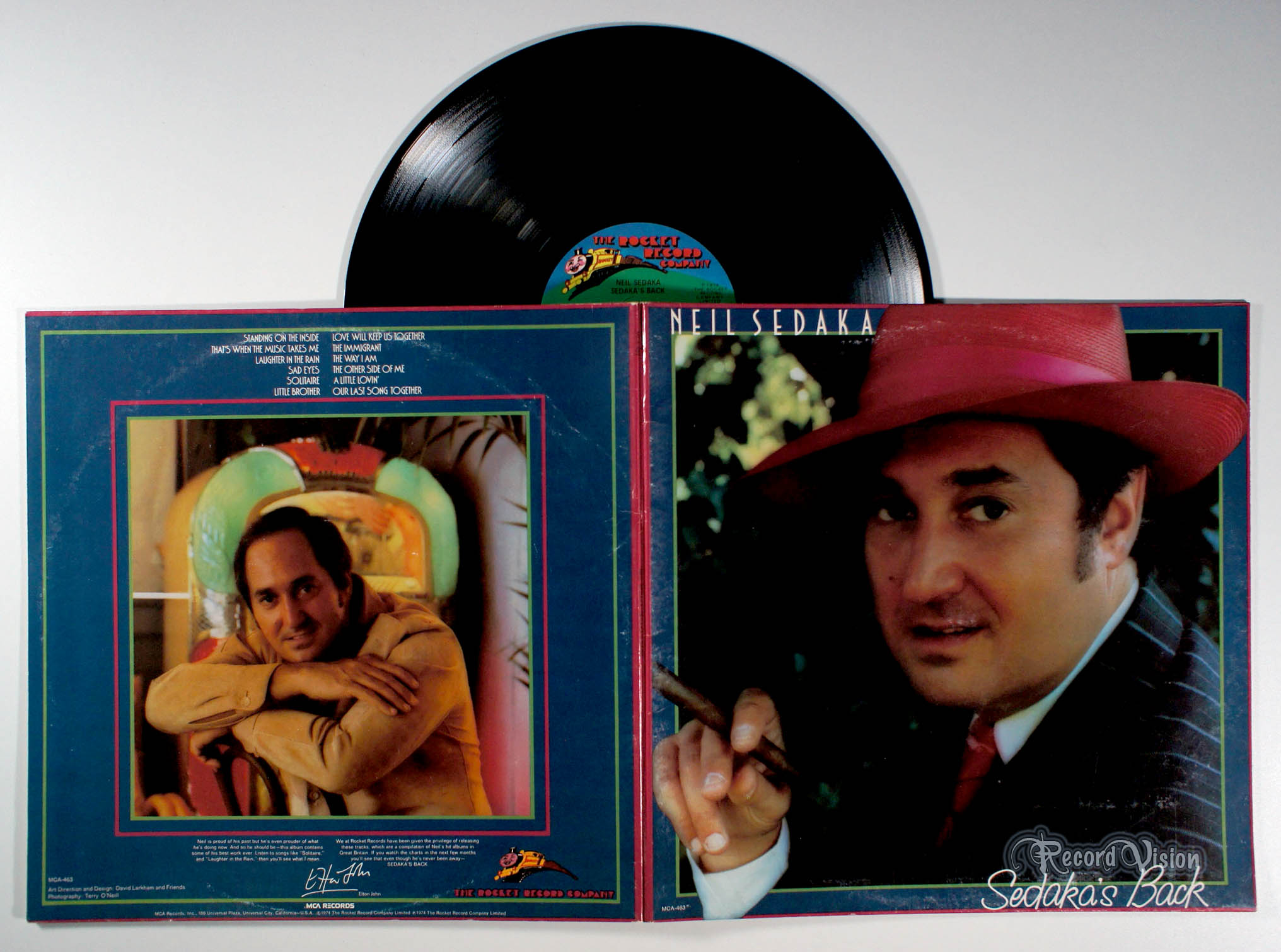 Neil Sedaka - Sedaka's Back (front cover) Vinyl