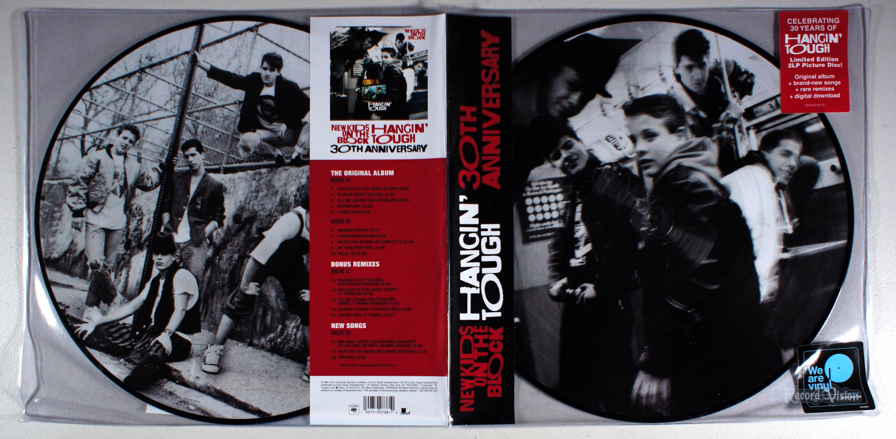 New Kids on the Block - Hangin' Tough (Picture Disc) (front cover) Vinyl