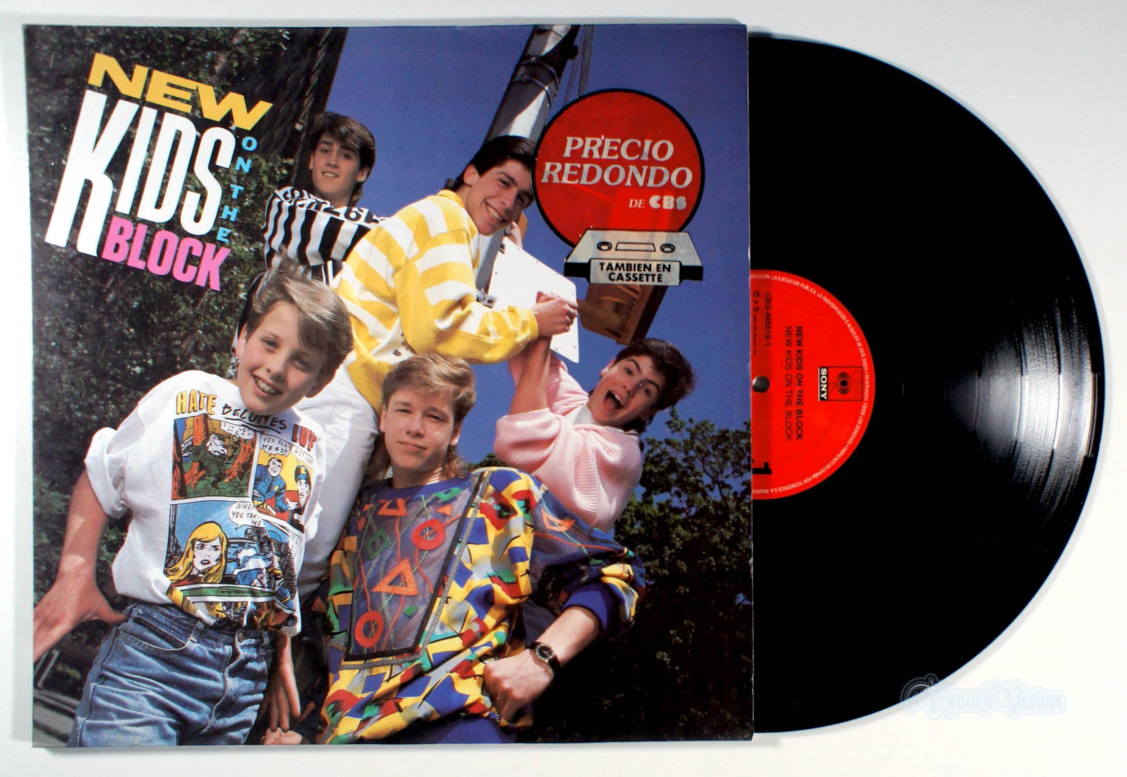 New Kids on the Block - New Kids on the Block (front cover) Vinyl