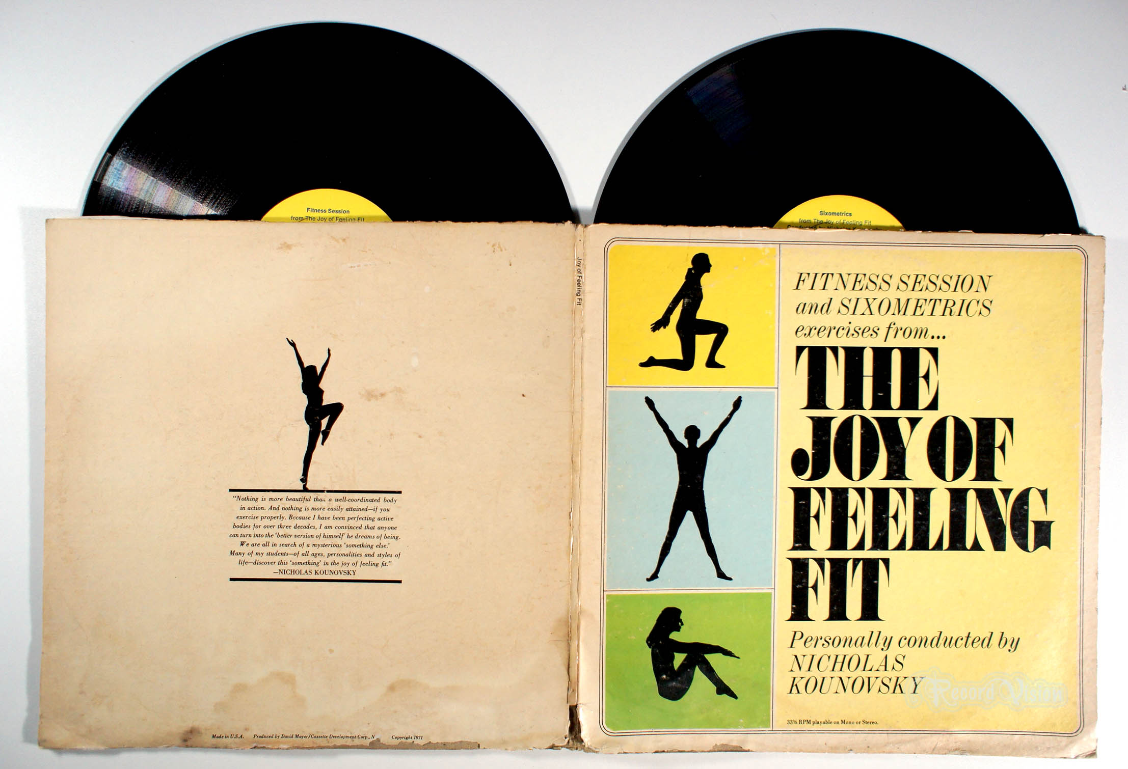 Nicholas Kounovsky - The Joy of Feeling Fit (front cover) Vinyl