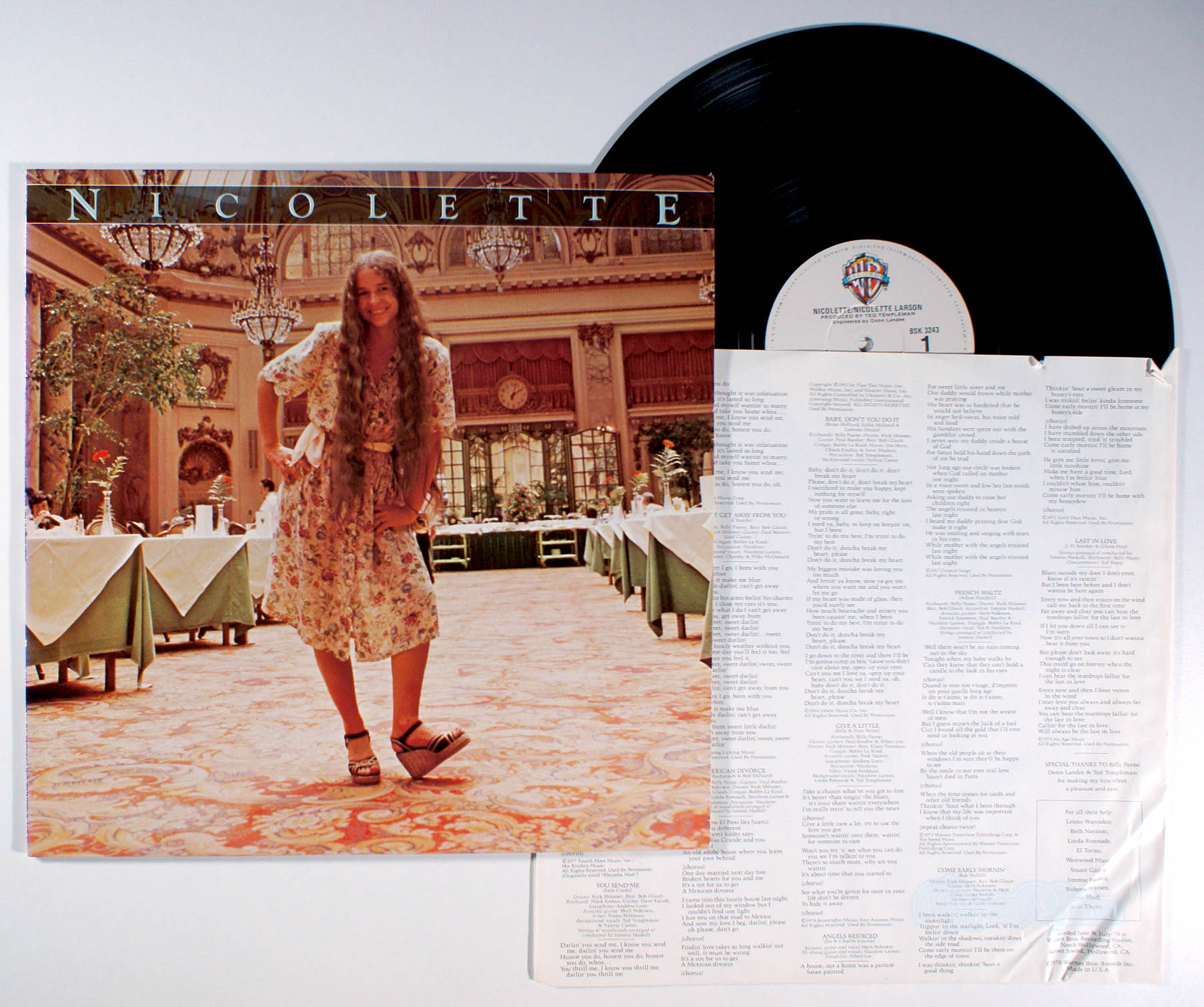 Nicolette Larson - Nicolette (front cover) Vinyl