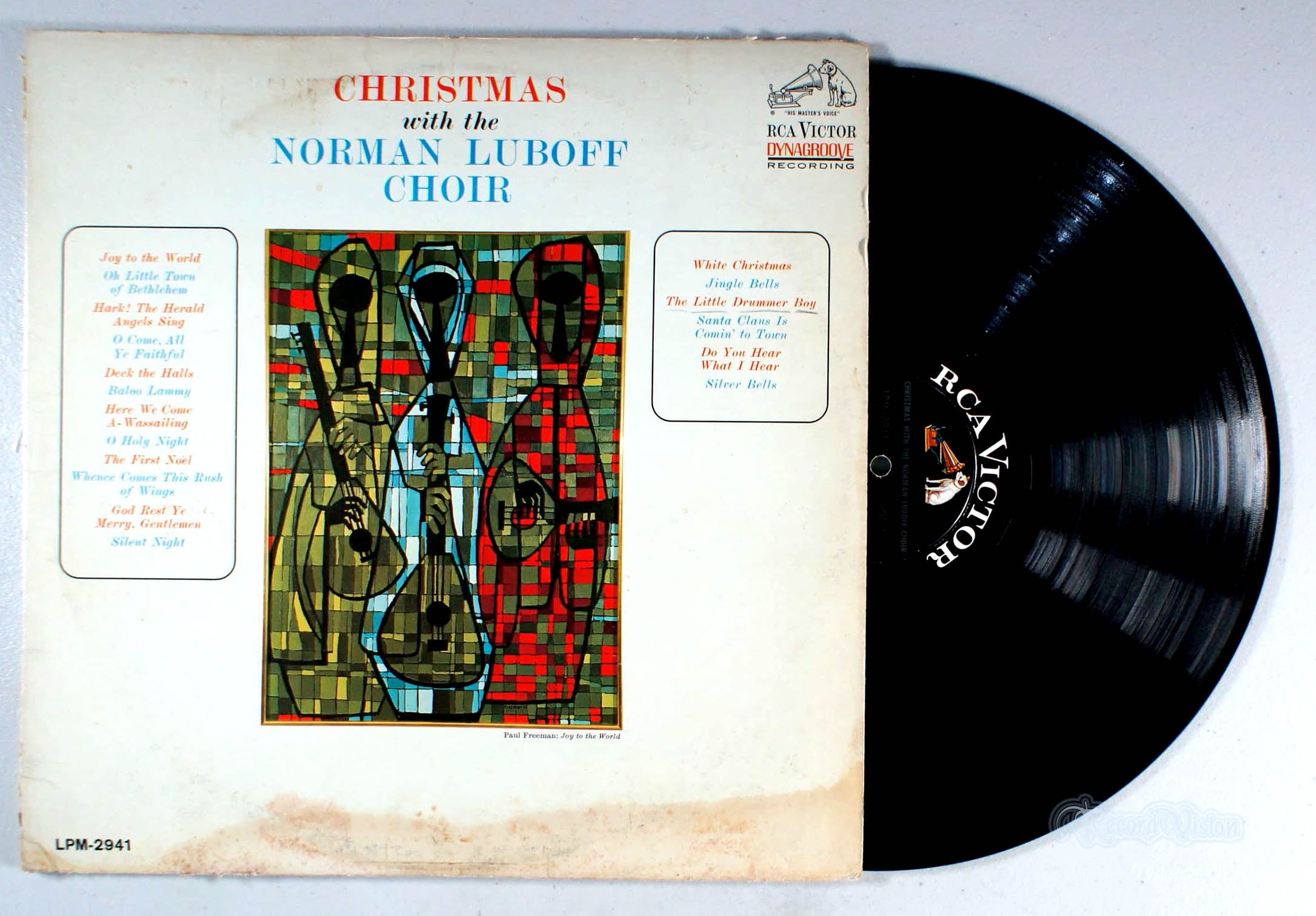 Norman Luboff Choir - Christmas With (front cover) Vinyl