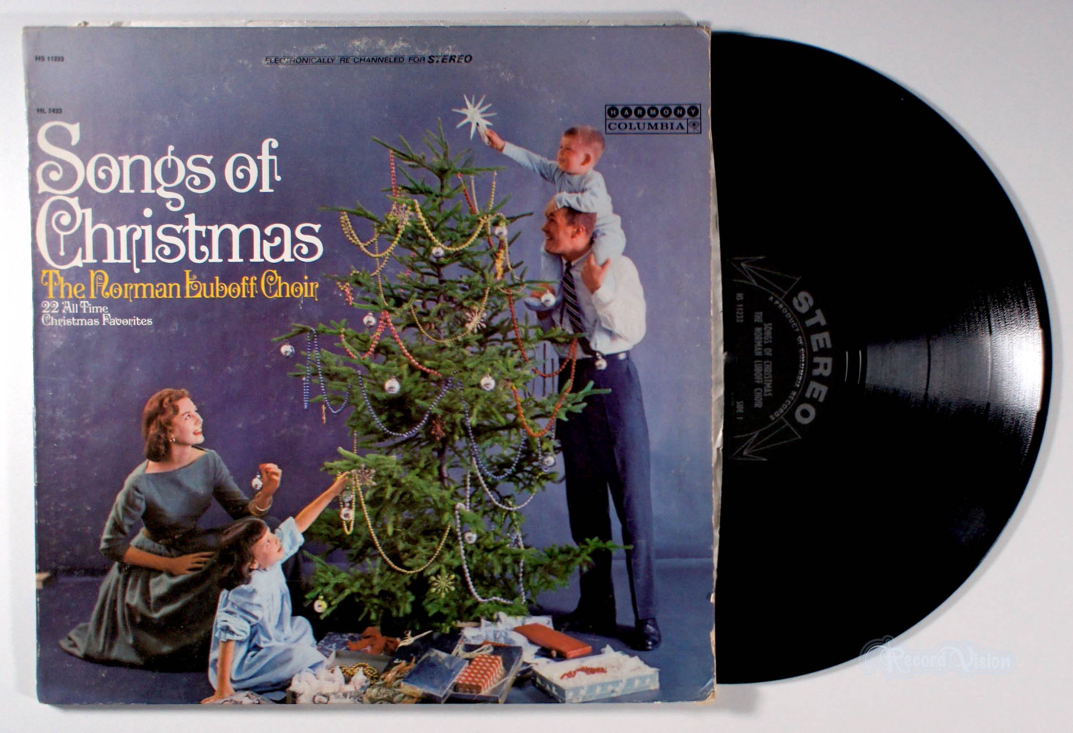 Norman Luboff Choir - Songs of Christmas (front cover) Vinyl