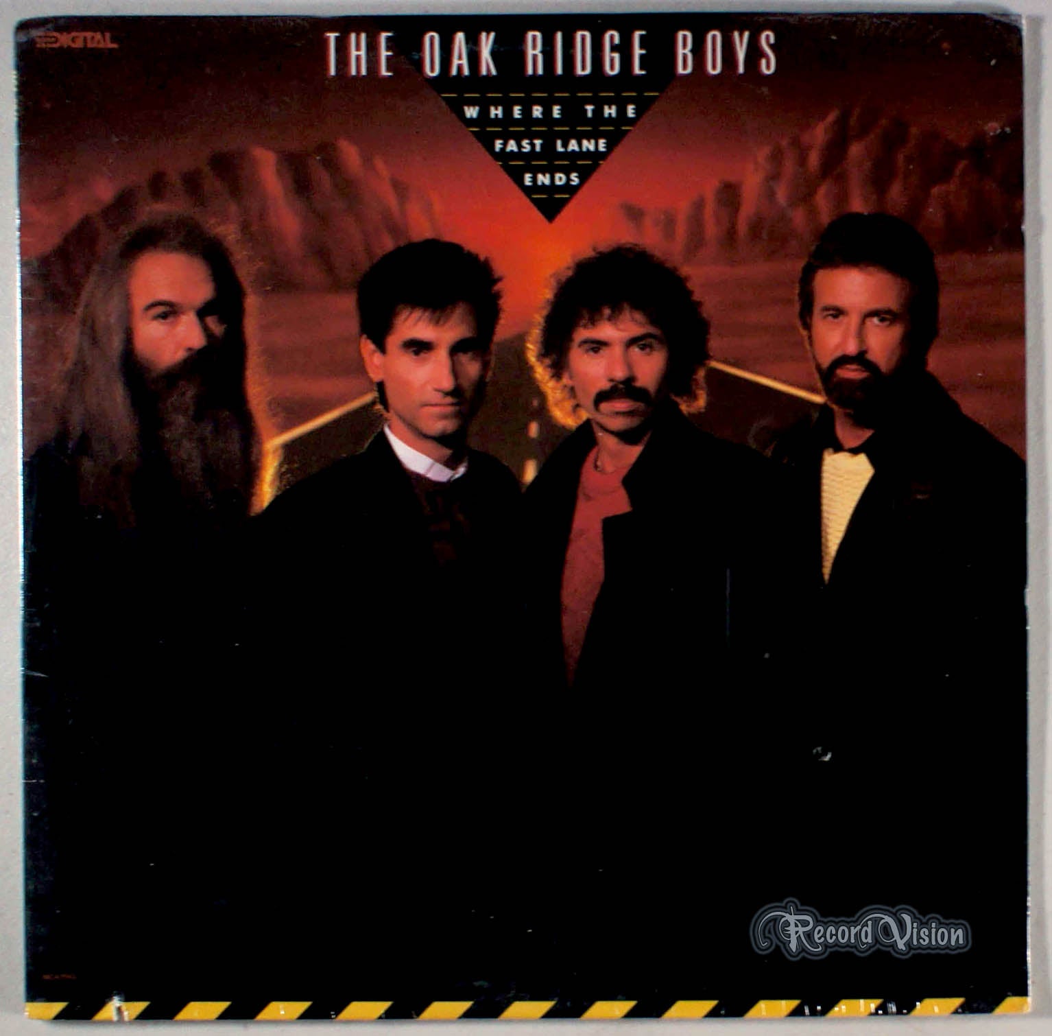 Oak Ridge Boys - Where the Fast Lane Ends (front cover) Vinyl