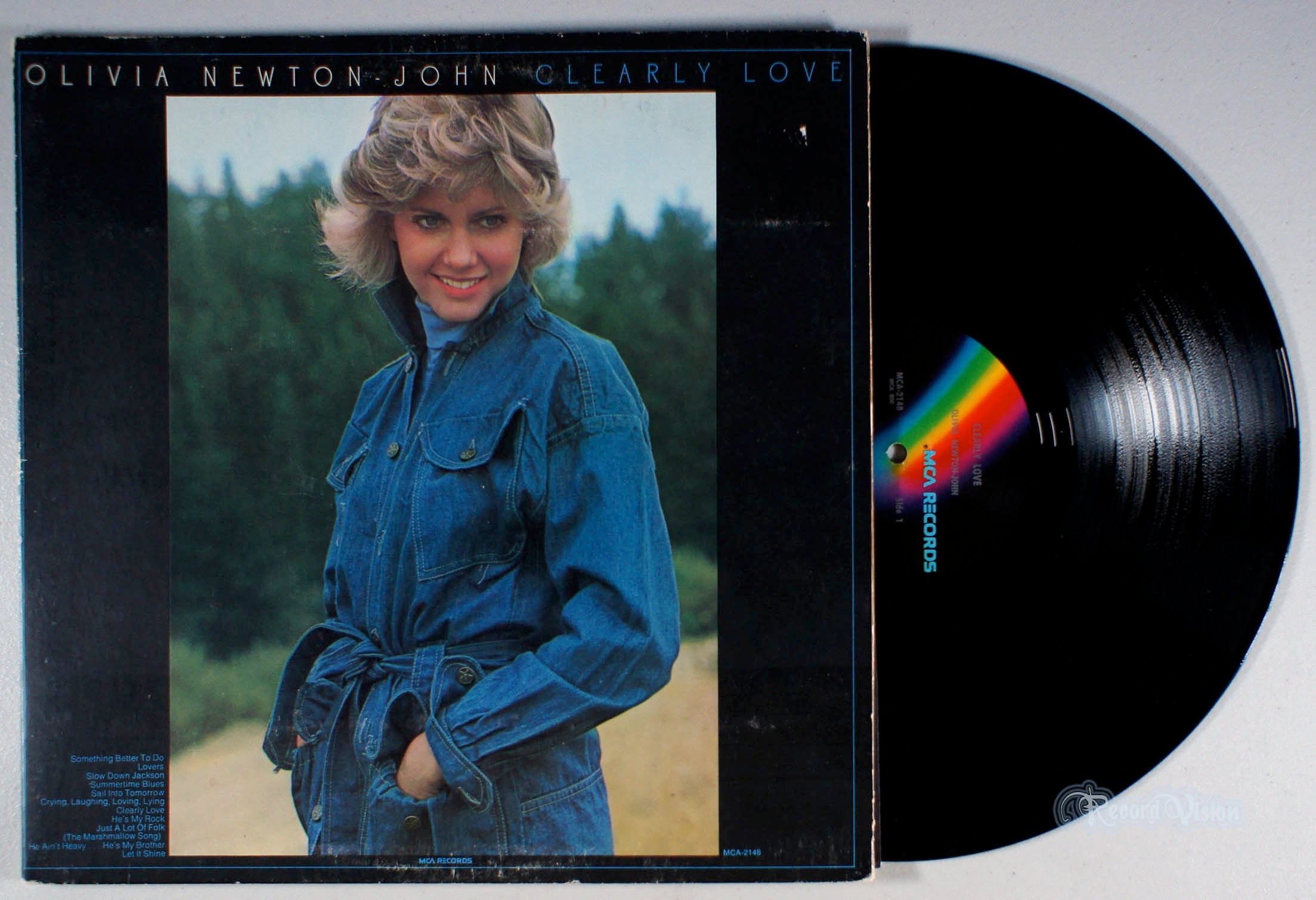 Olivia Newton-John - Clearly Love (front cover) Vinyl