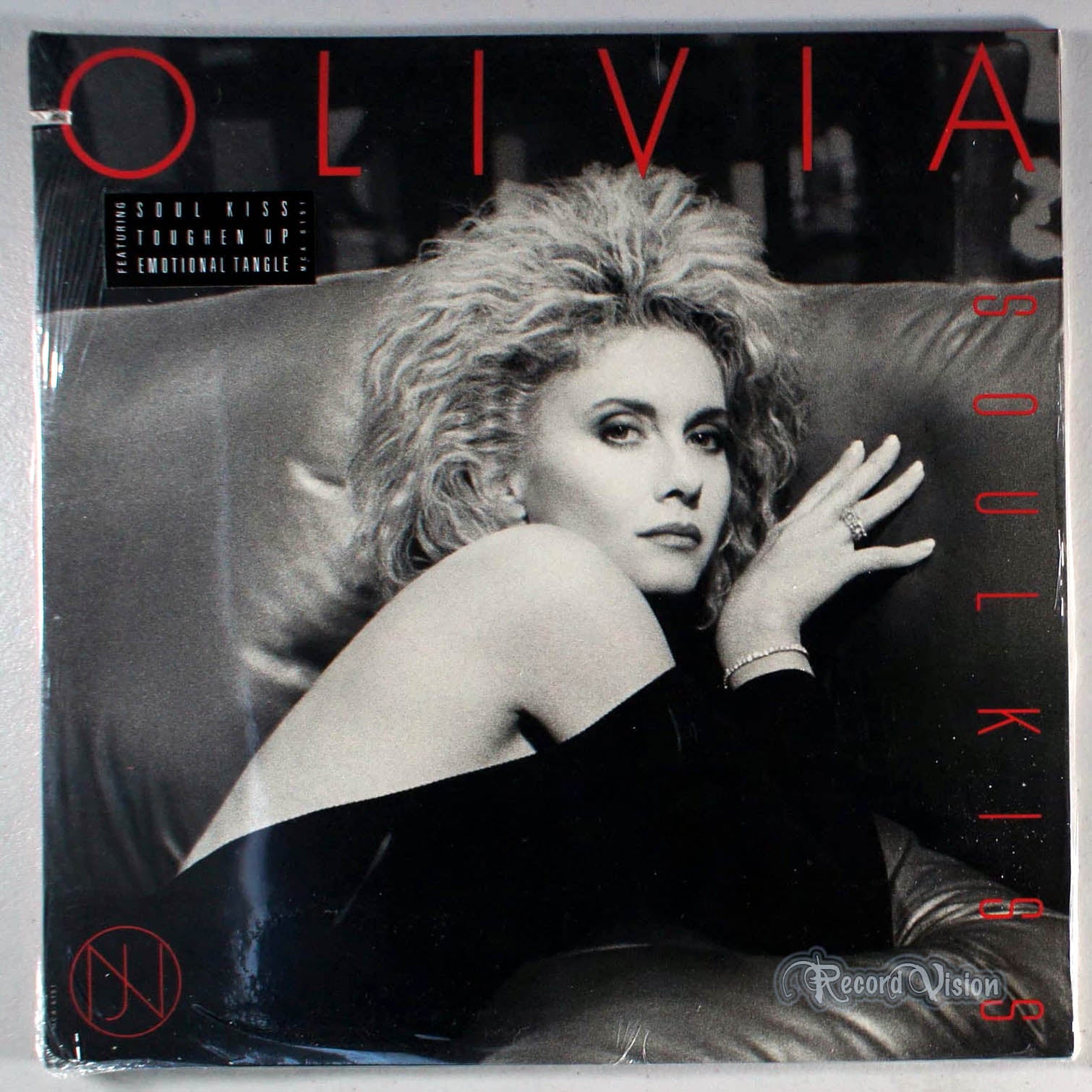 Olivia Newton-John - Soul Kiss (front cover) Vinyl