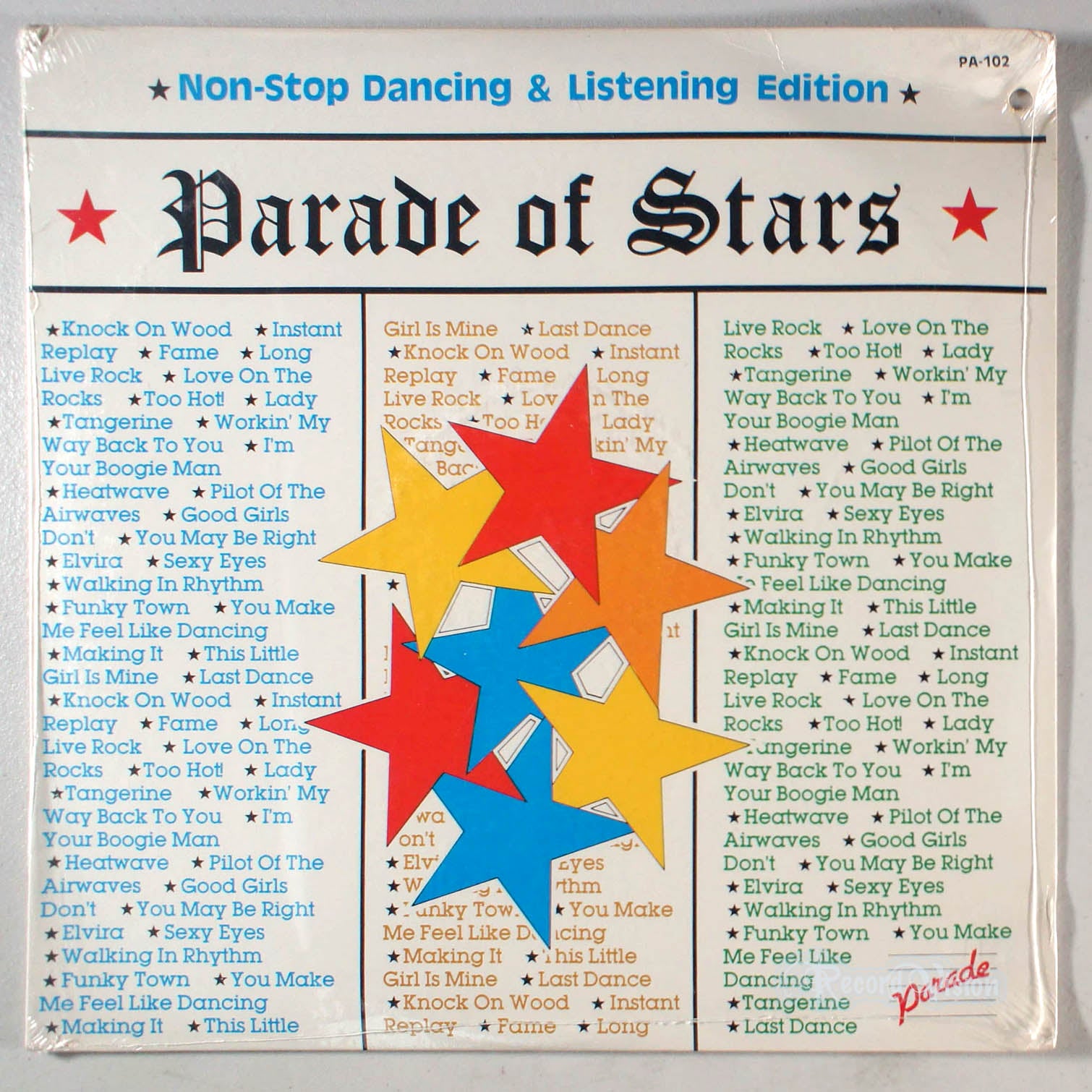 Parade of Stars (front cover) Vinyl