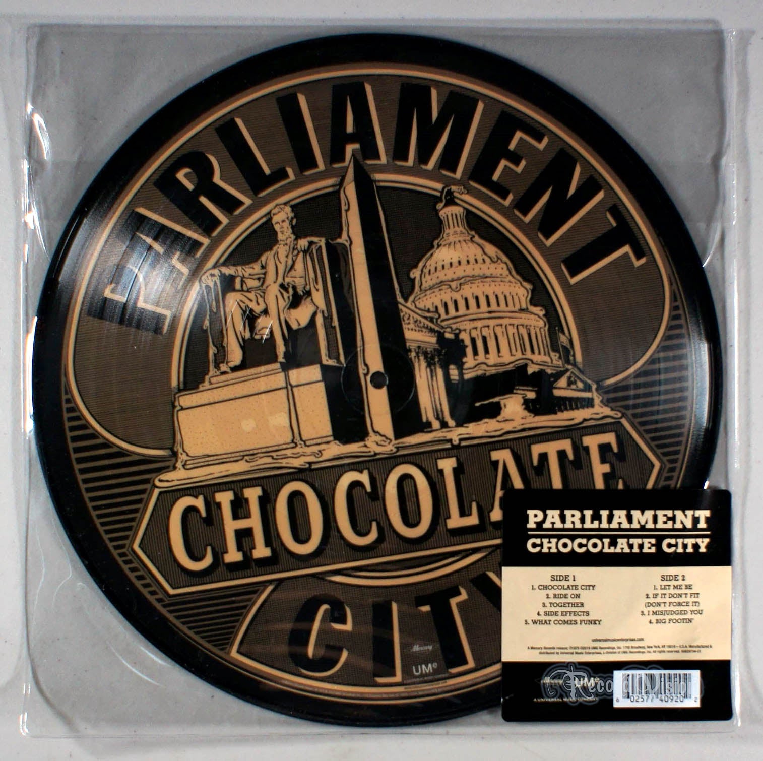 Parliament - Chocolate City (Picture Disc) (front cover) Vinyl
