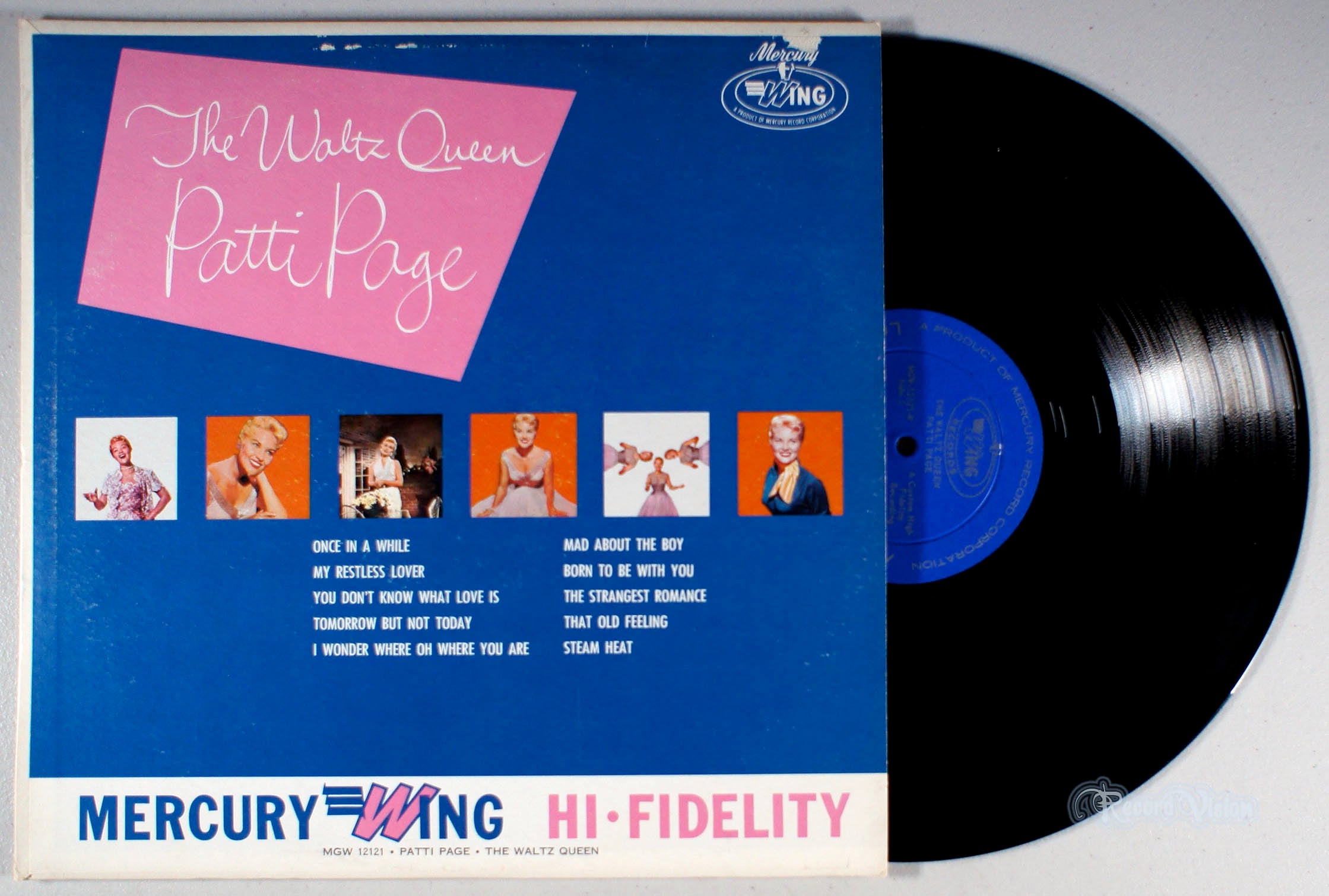 Patti Page - The Waltz Queen (Wing) (front cover) Vinyl