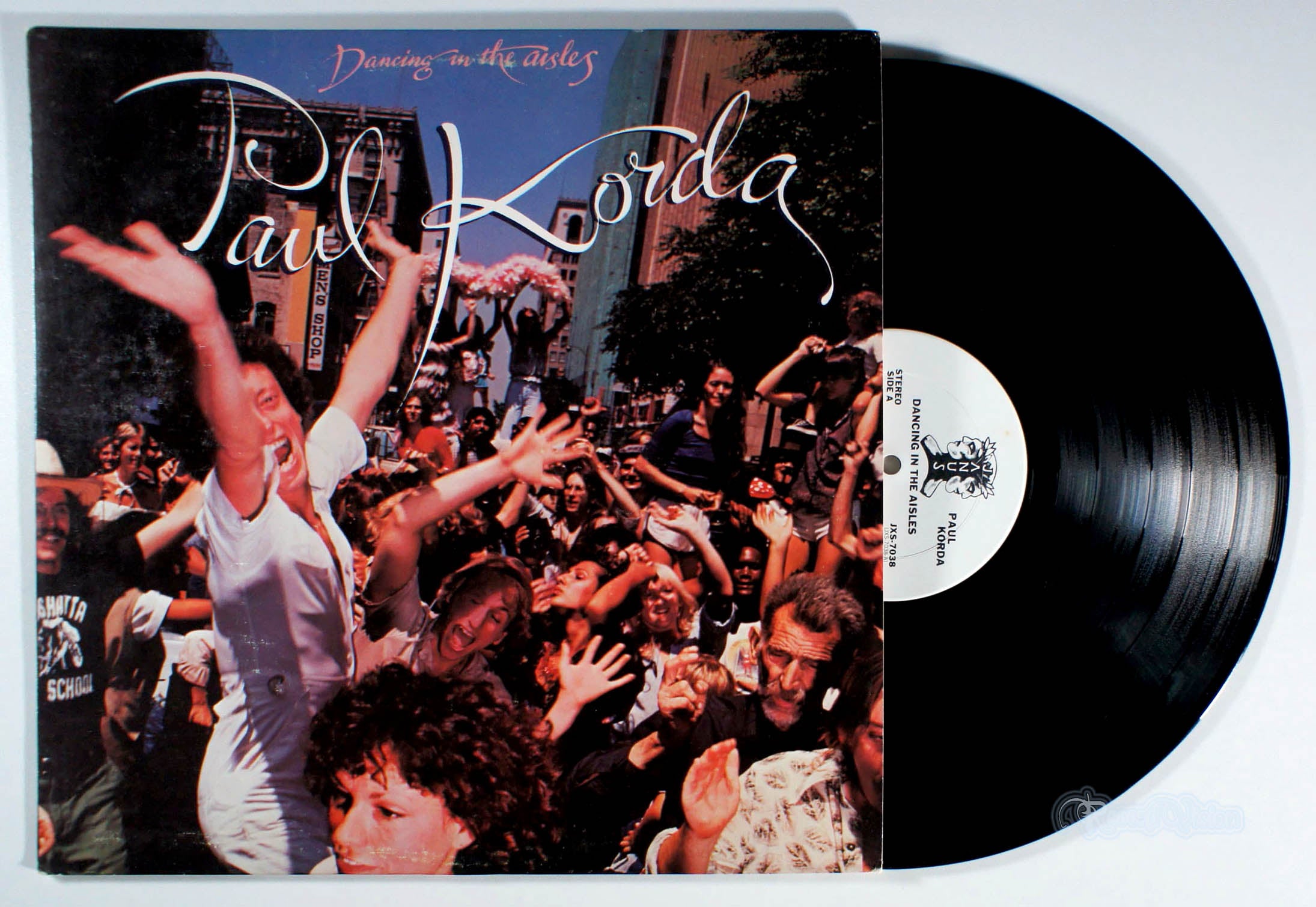 Paul Korda - Dancing in the Aisles (front cover) Vinyl