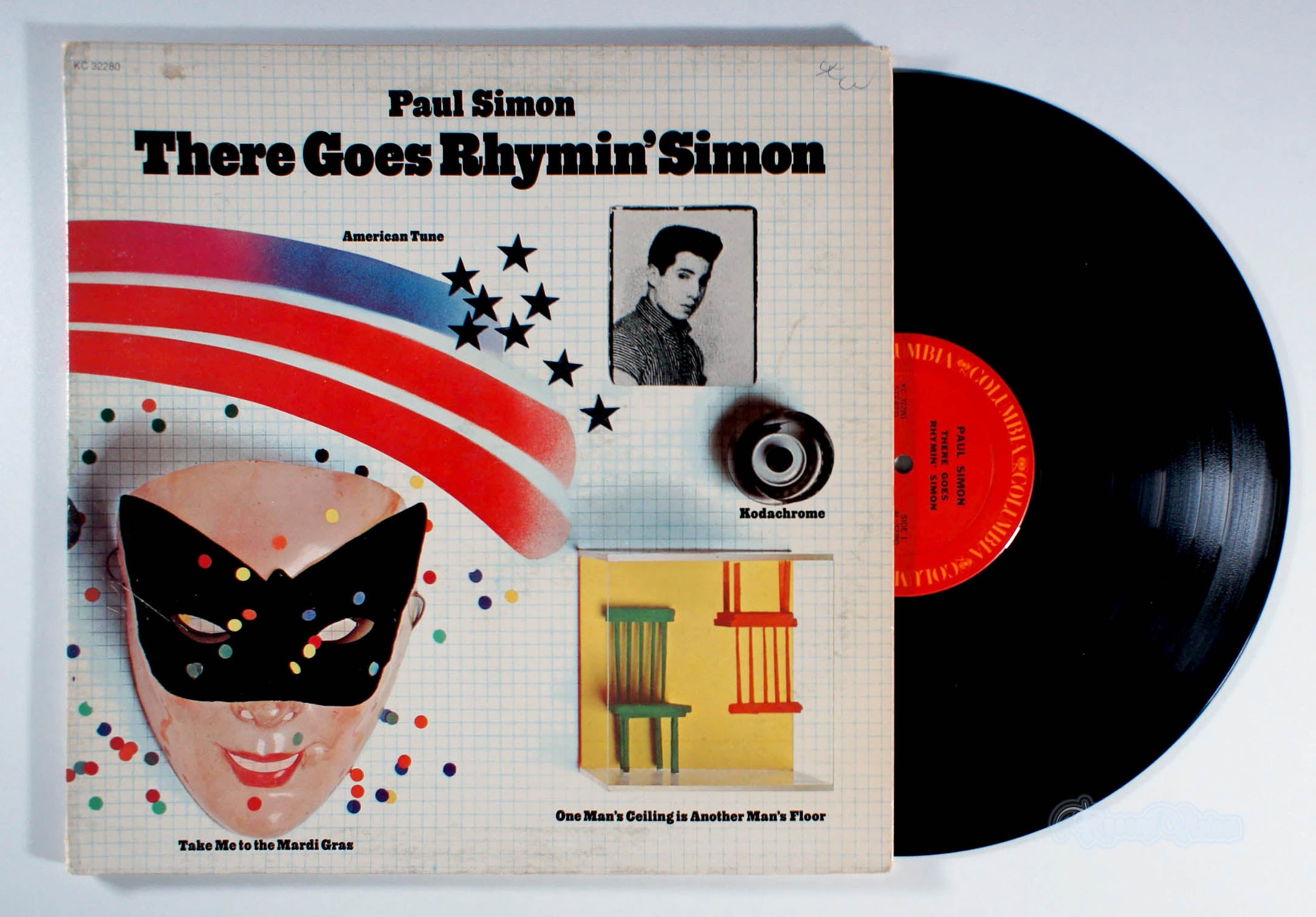 Paul Simon - There Goes Rhymin' Simon (front cover) Vinyl