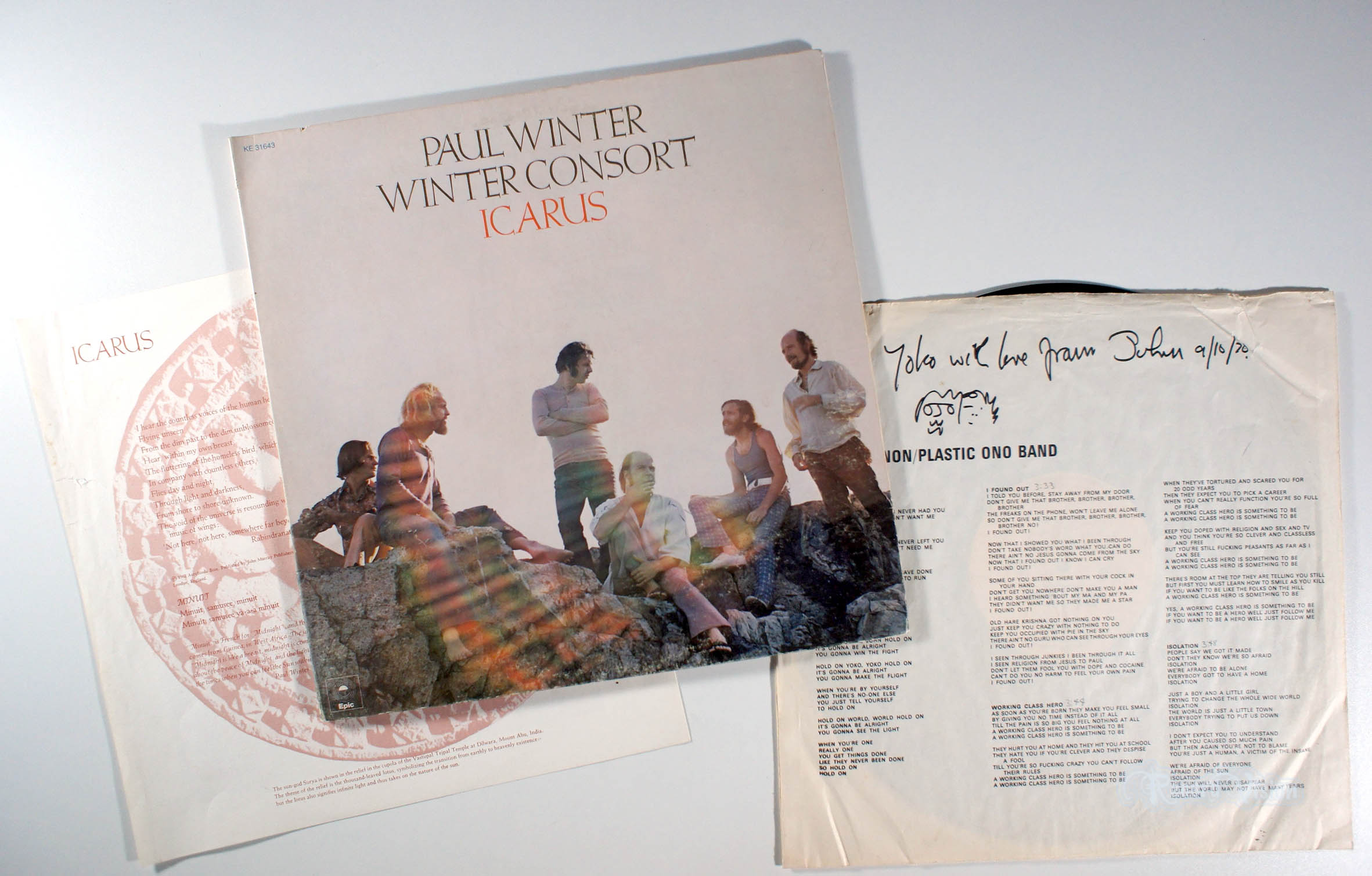 Paul Winter - Icarus (front cover) Vinyl