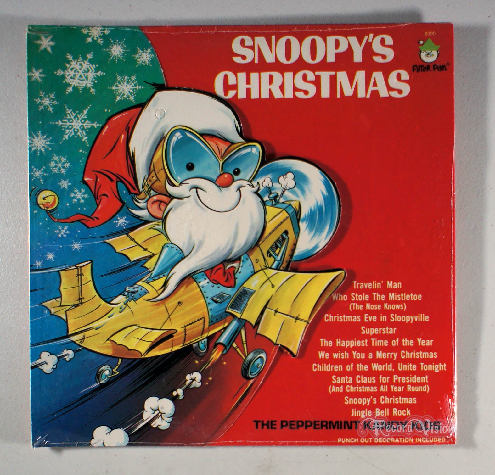 Peppermint Kandy Kids - Snoopy's Christmas (front cover) Vinyl