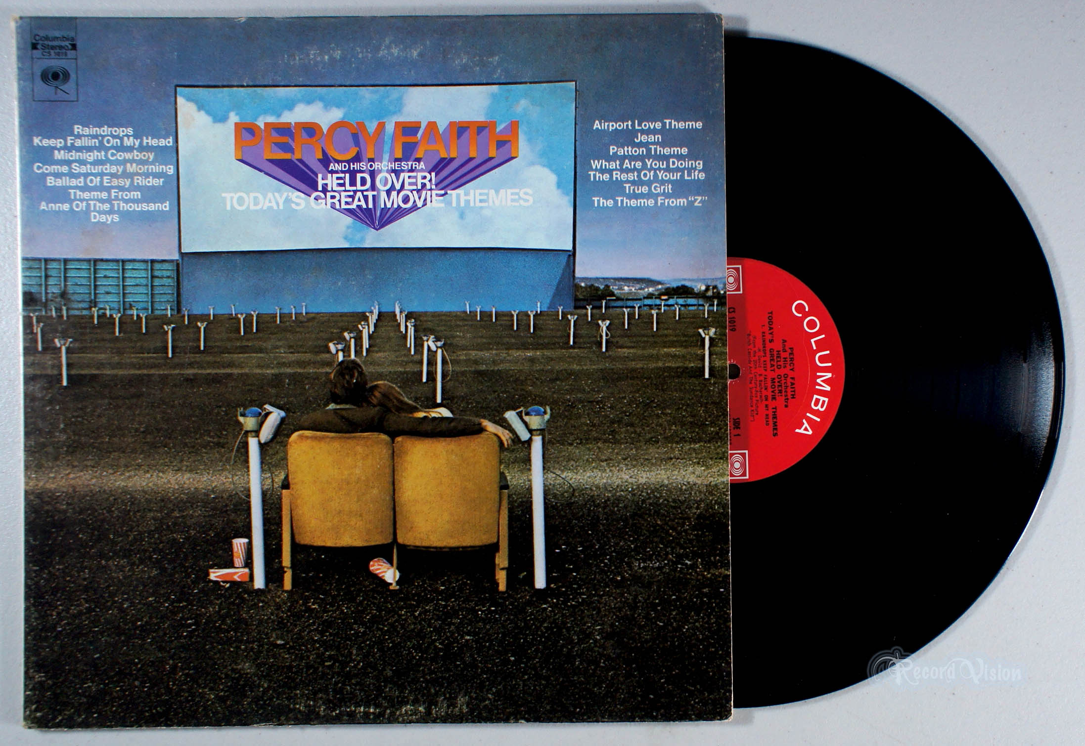Percy Faith - Held Over: Today's Great Movie Themes (front cover) Vinyl