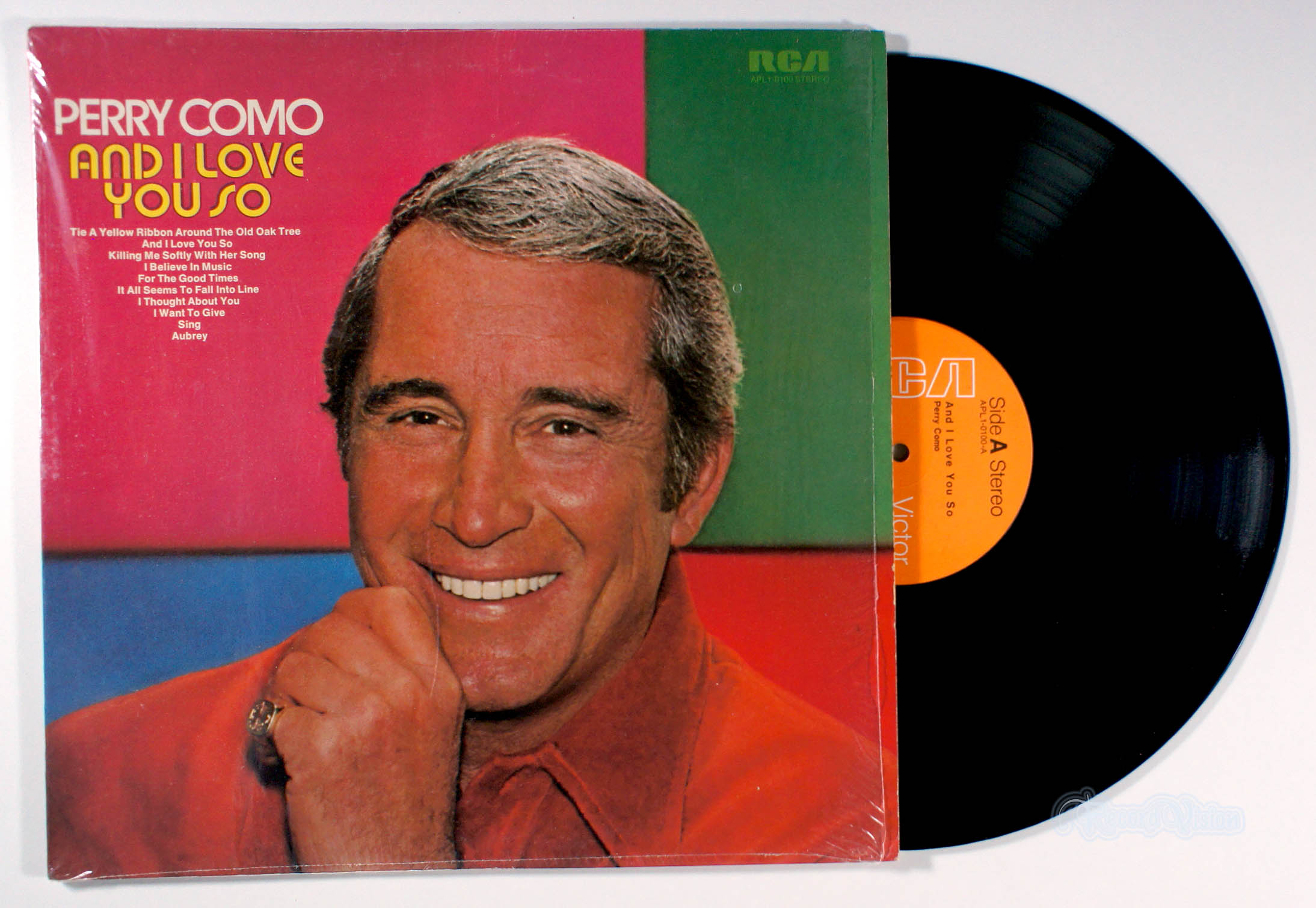 Perry Como - And I Love You So (front cover) Vinyl