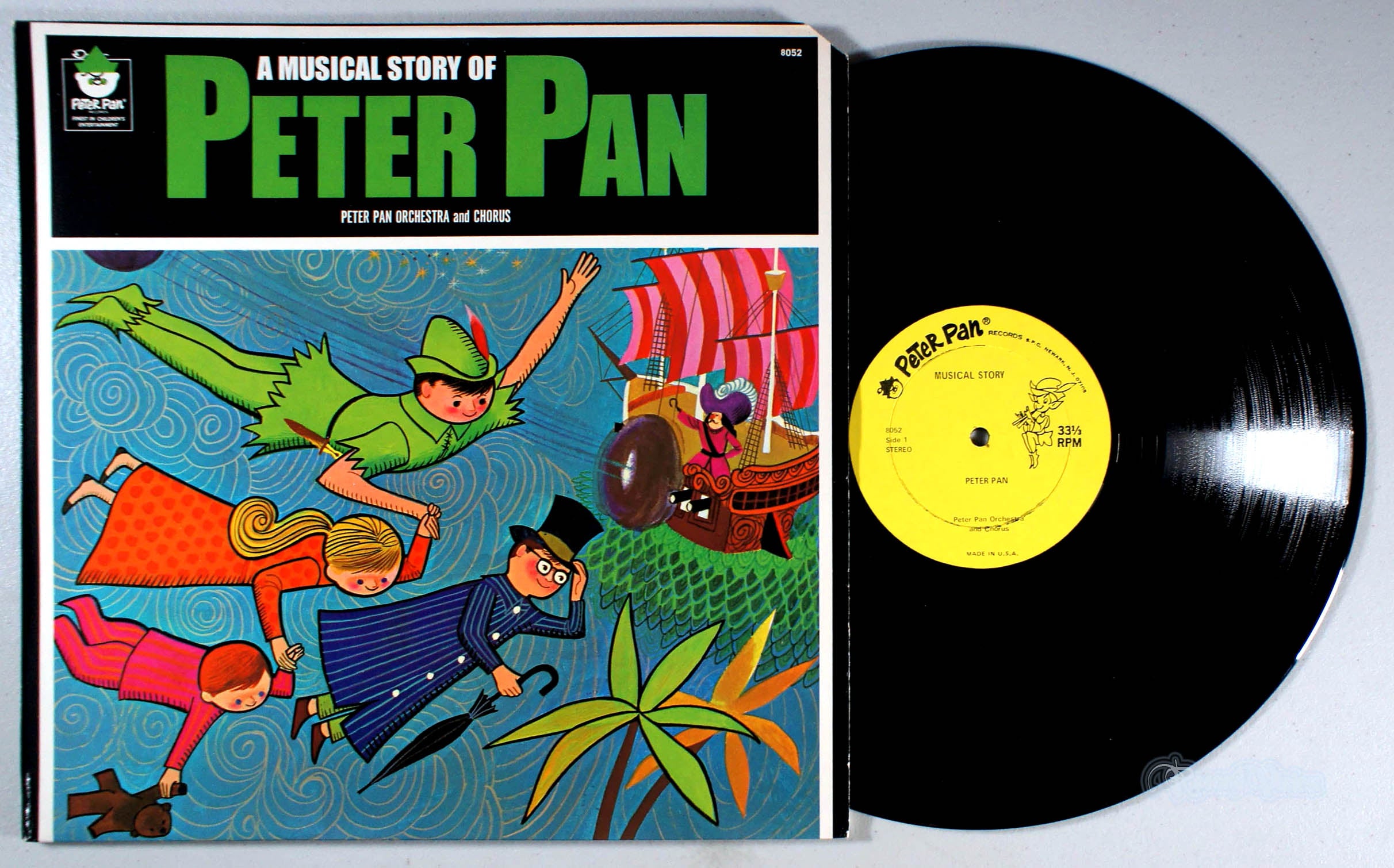 Peter Pan Orchestra - Musical Story of Peter Pan (front cover) Vinyl