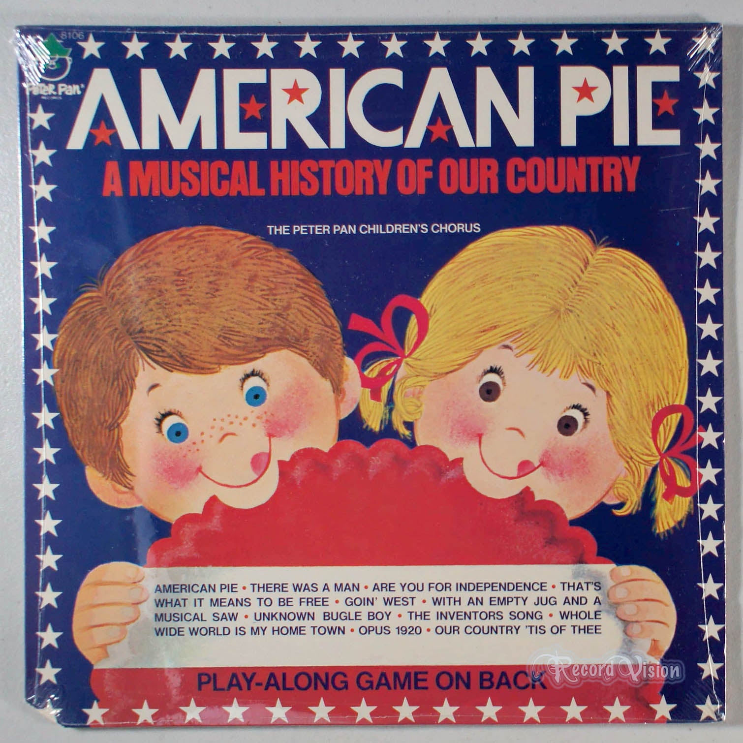 Peter Pan Records - American Pie: A Musical History of Our Country (front cover) Vinyl