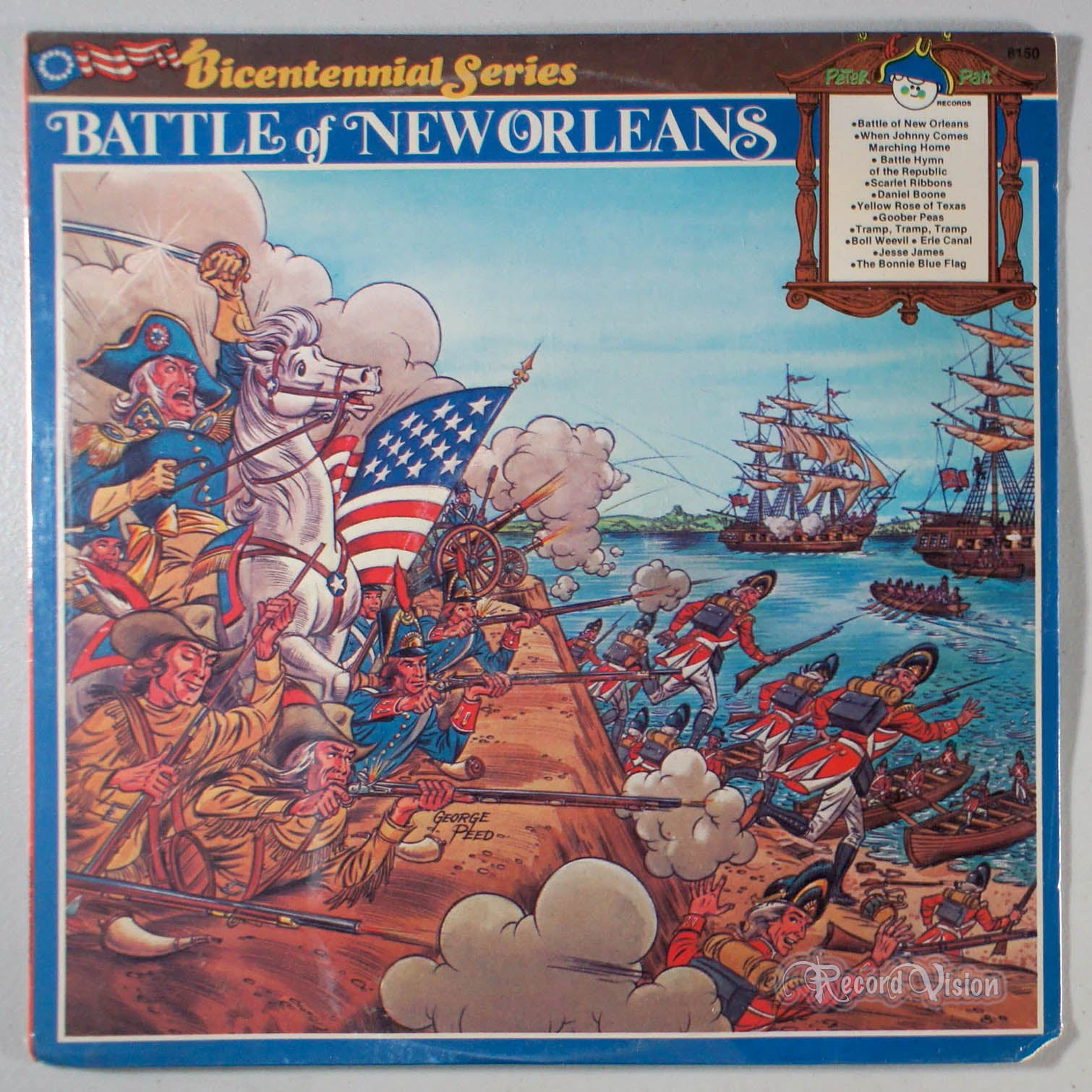 Peter Pan Records - Battle of New Orleans: Bicentennial Series (front cover) Vinyl