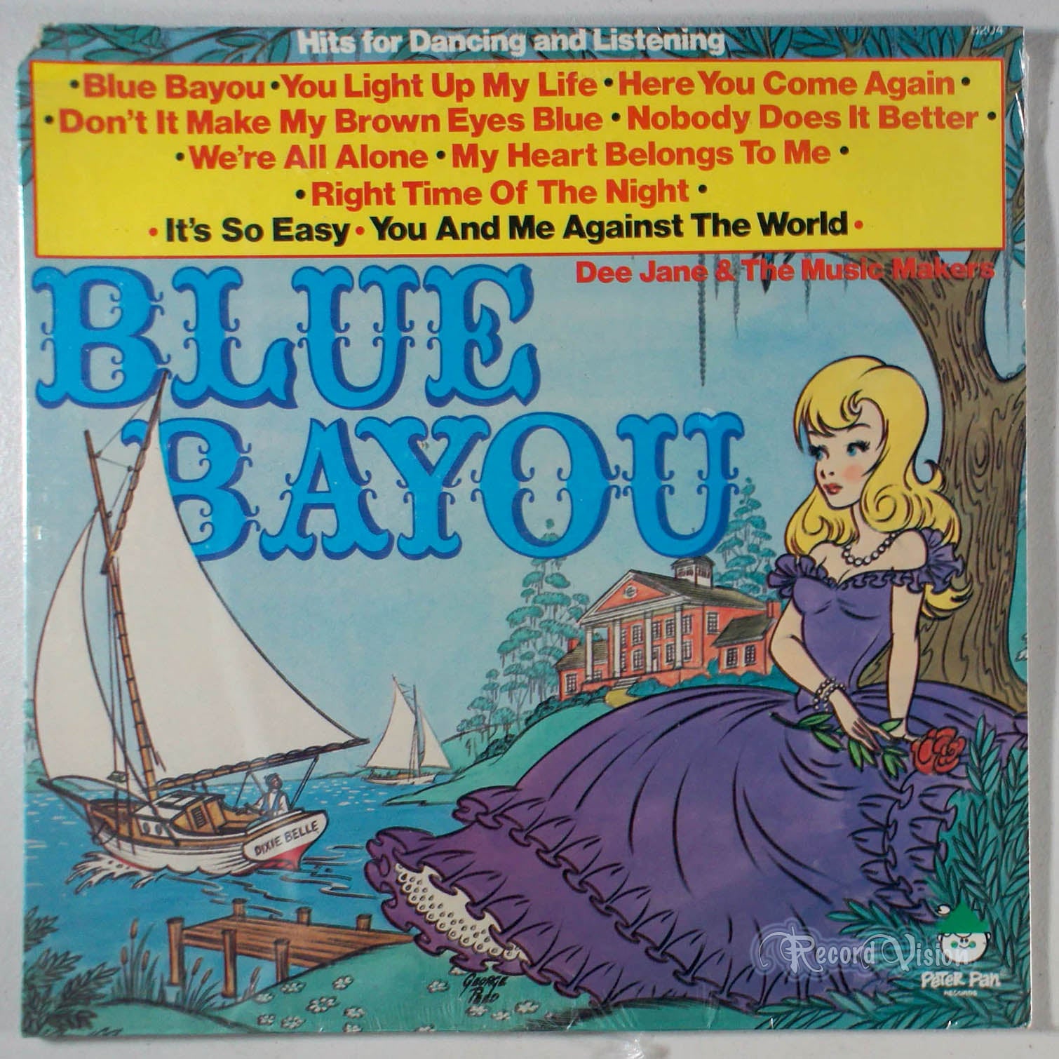 Peter Pan Records - Blue Bayou (front cover) Vinyl