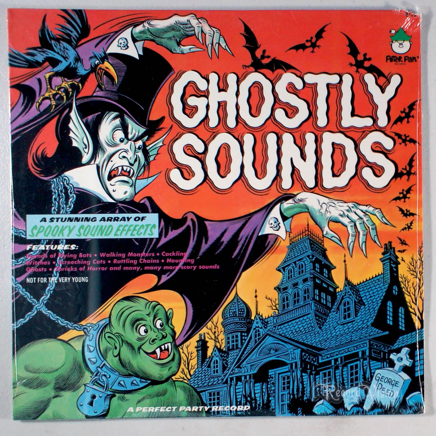 Peter Pan Records - Ghostly Sounds (front cover) Vinyl