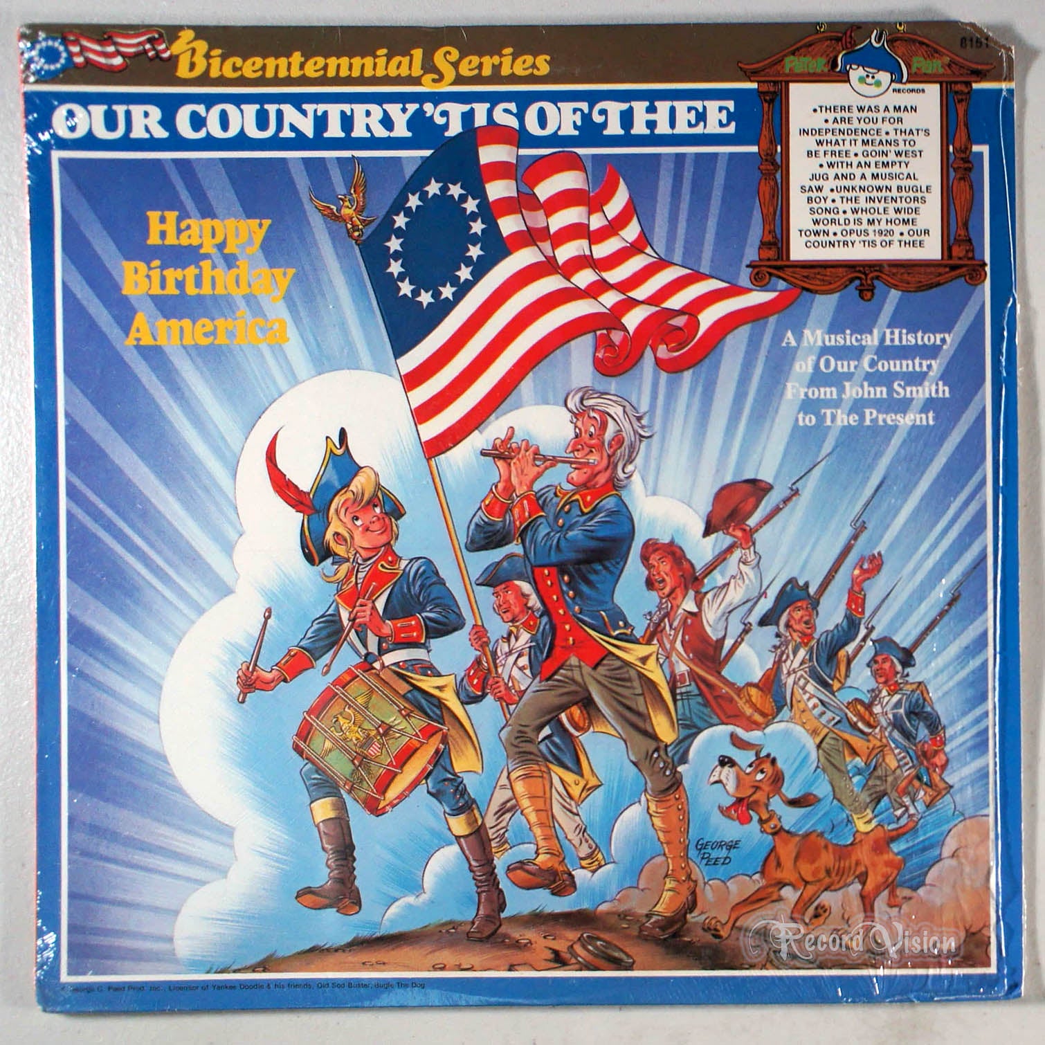 Peter Pan Records - Our Country Tis of Thee: Bicentennial Series (front cover) Vinyl
