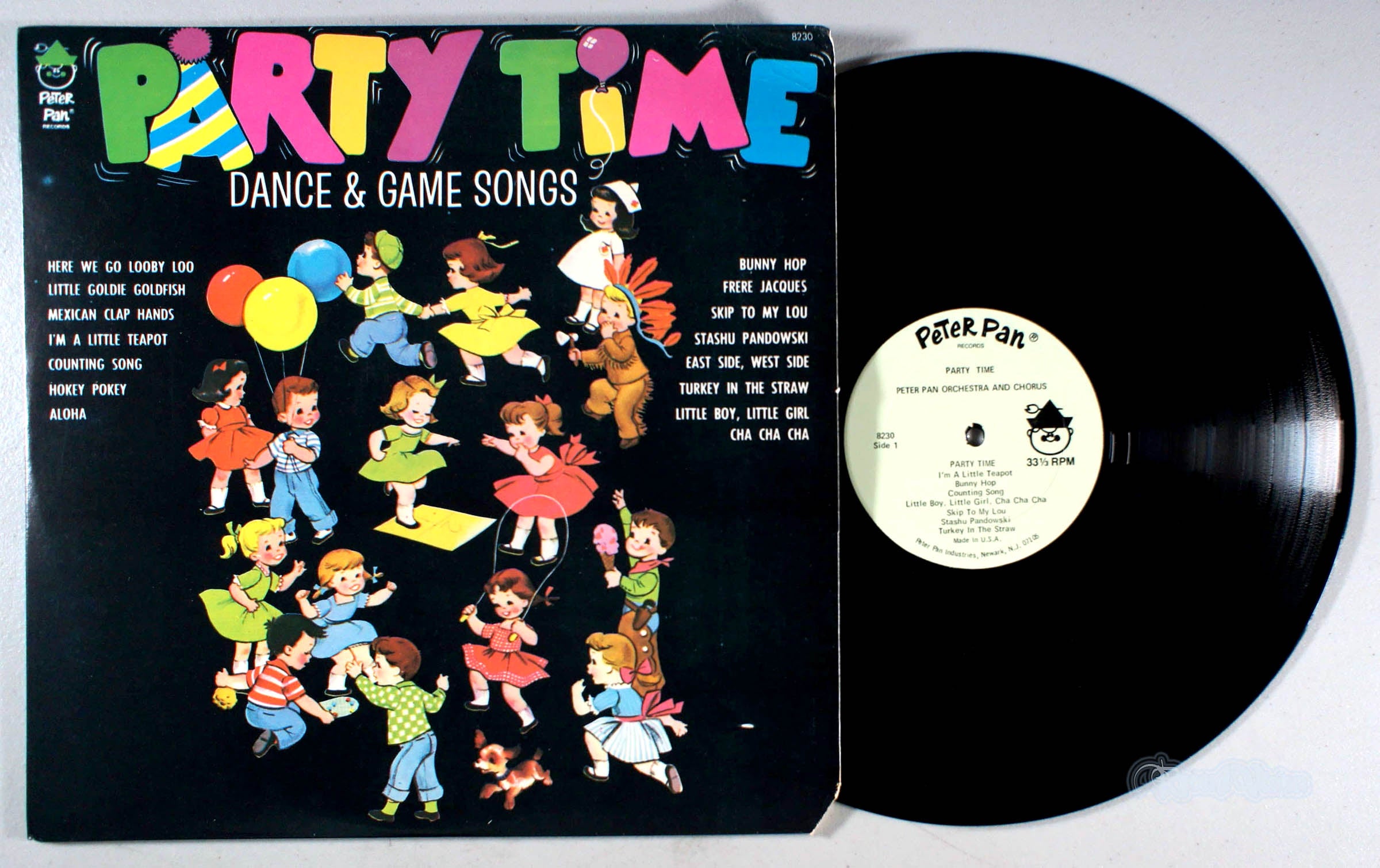 Peter Pan Records - Party Time (front cover) Vinyl