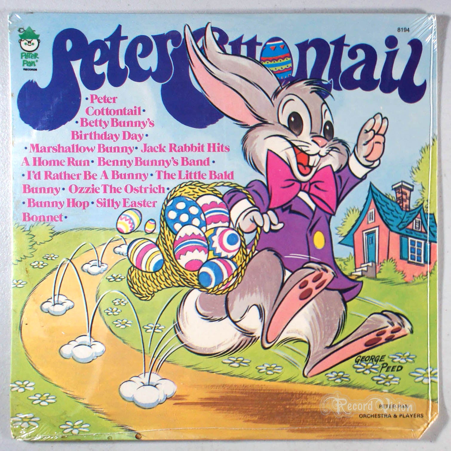 Peter Pan Records - Peter Cottontail (front cover) Vinyl