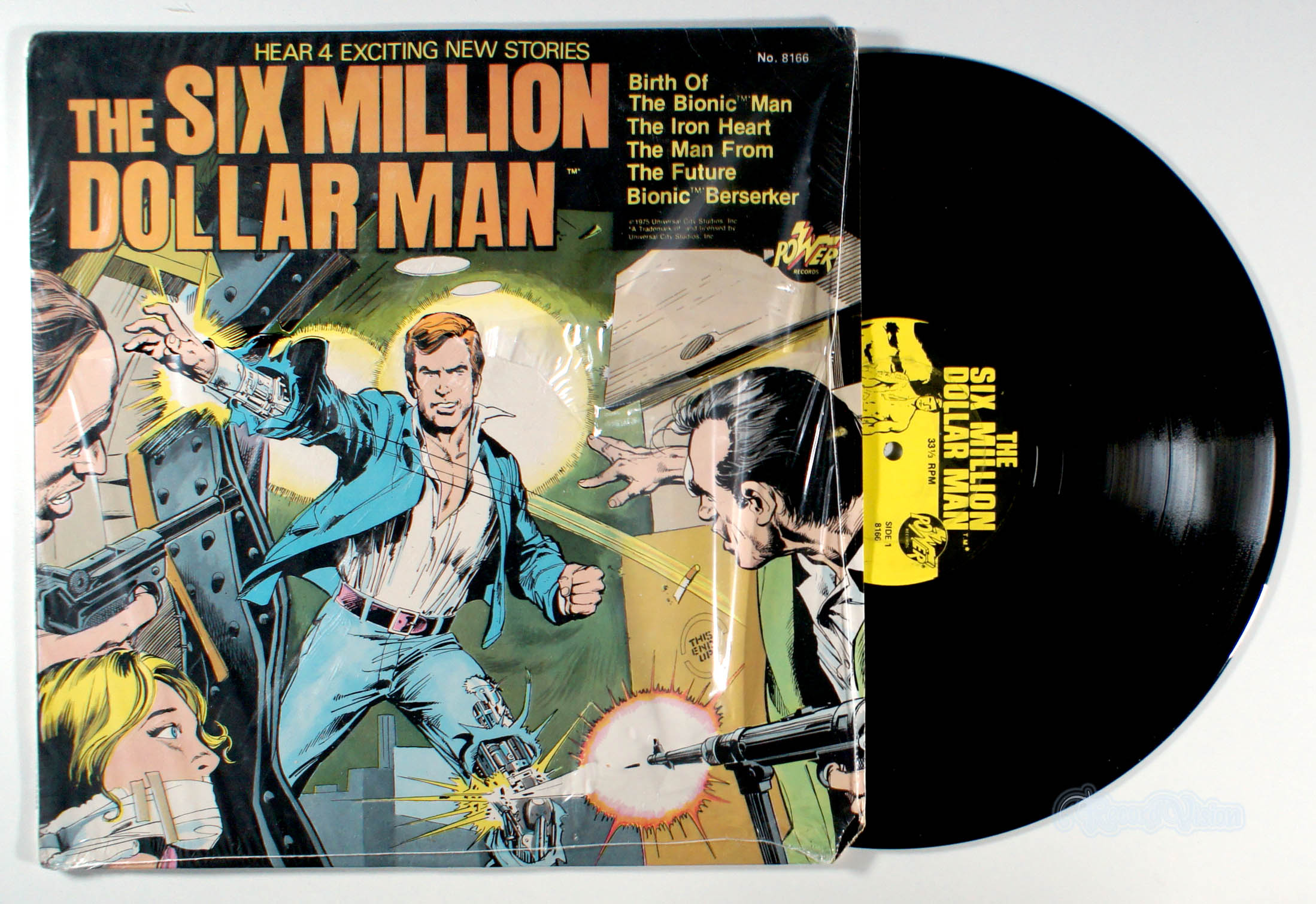 Peter Pan Records - Six Million Dollar Man: The Iron Heart (front cover) Vinyl