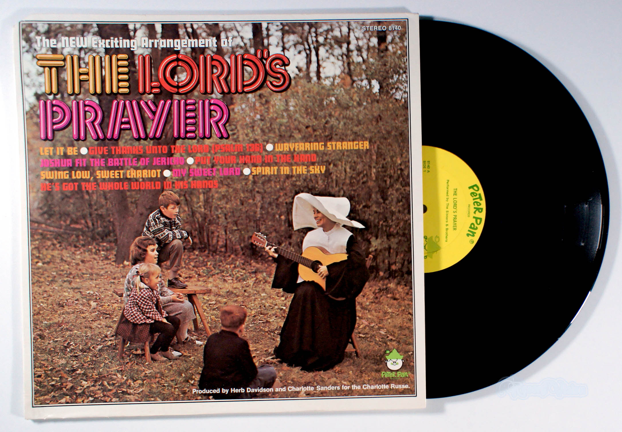 Peter Pan Records - The Lord's Prayer (Sisters and Brothers) (front cover) Vinyl