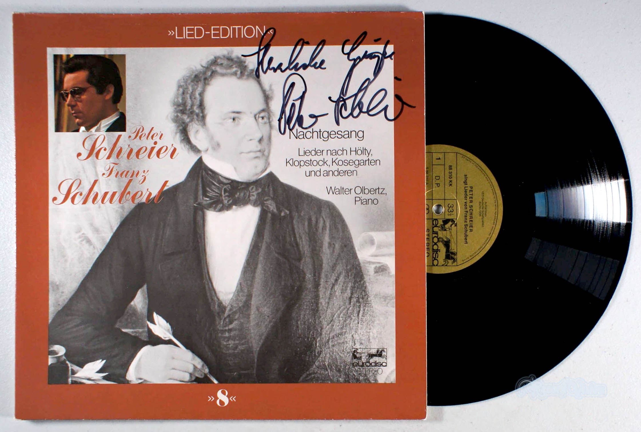 Peter Schreier - Franz Schubert: Nachtgesang (front cover) Vinyl