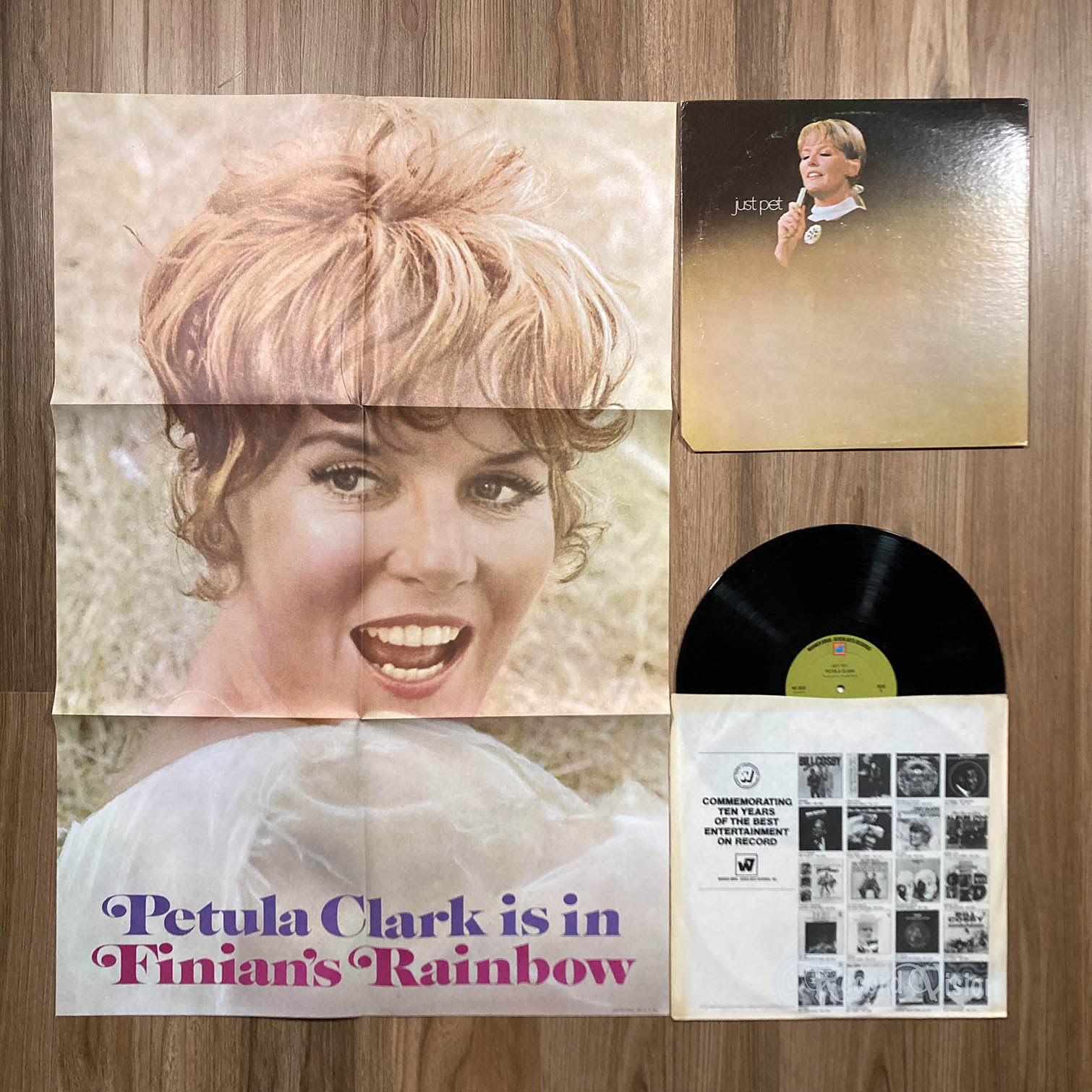 Petula Clark - Just Pet (front cover) Vinyl