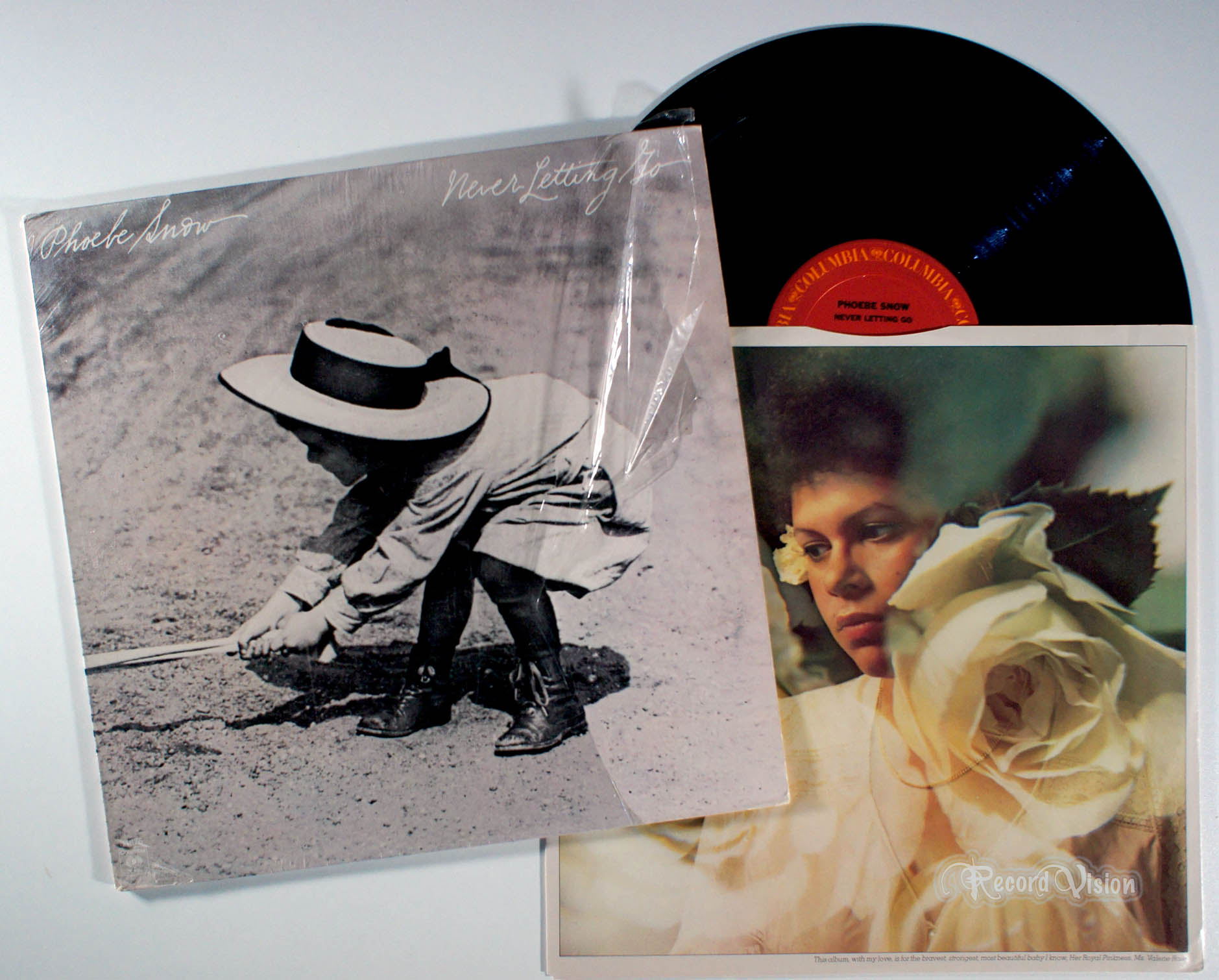 Phoebe Snow - Never Letting Go (front cover) Vinyl