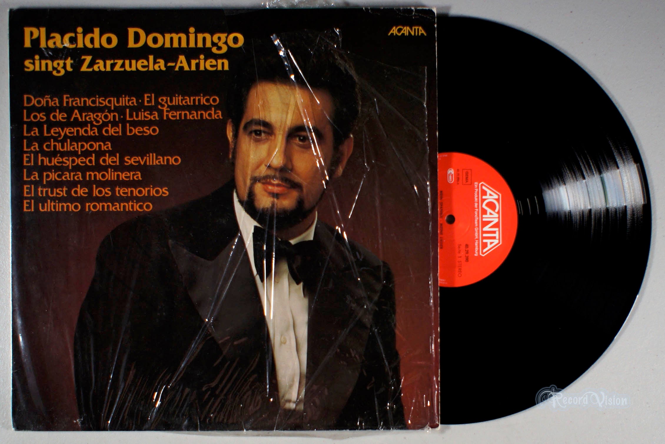 Placido Domingo - Singt Zarzuela-Arien (front cover) Vinyl
