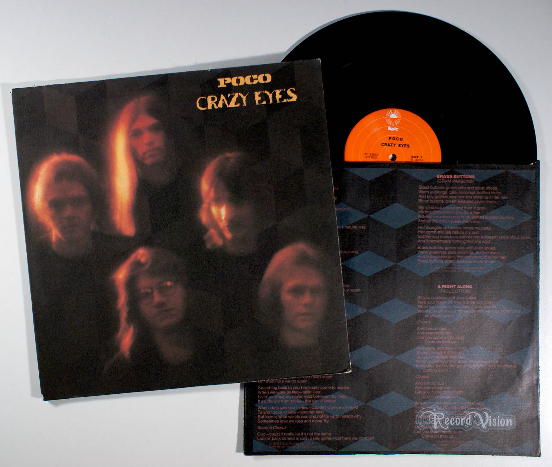 Poco - Crazy Eyes (front cover) Vinyl