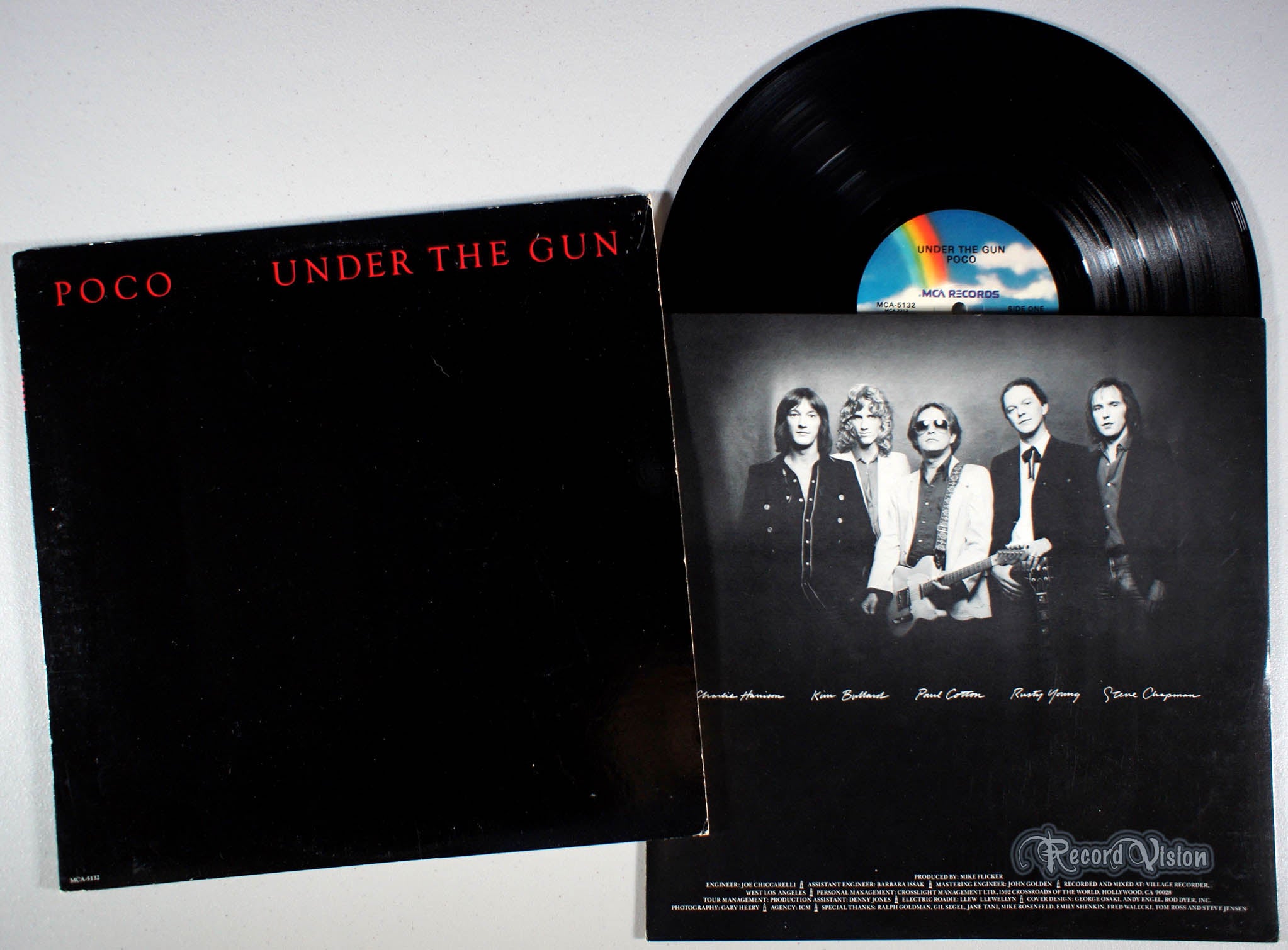 Poco - Under the Gun (front cover) Vinyl