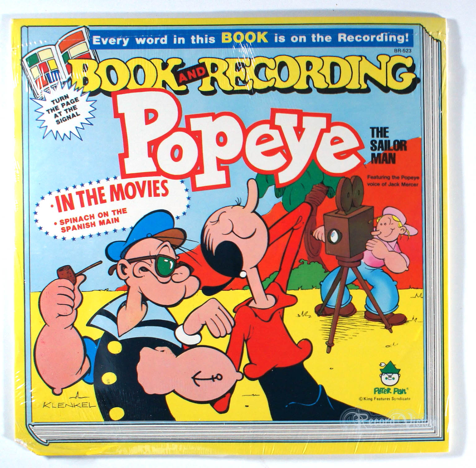Popeye - In the Movies (front cover) Vinyl
