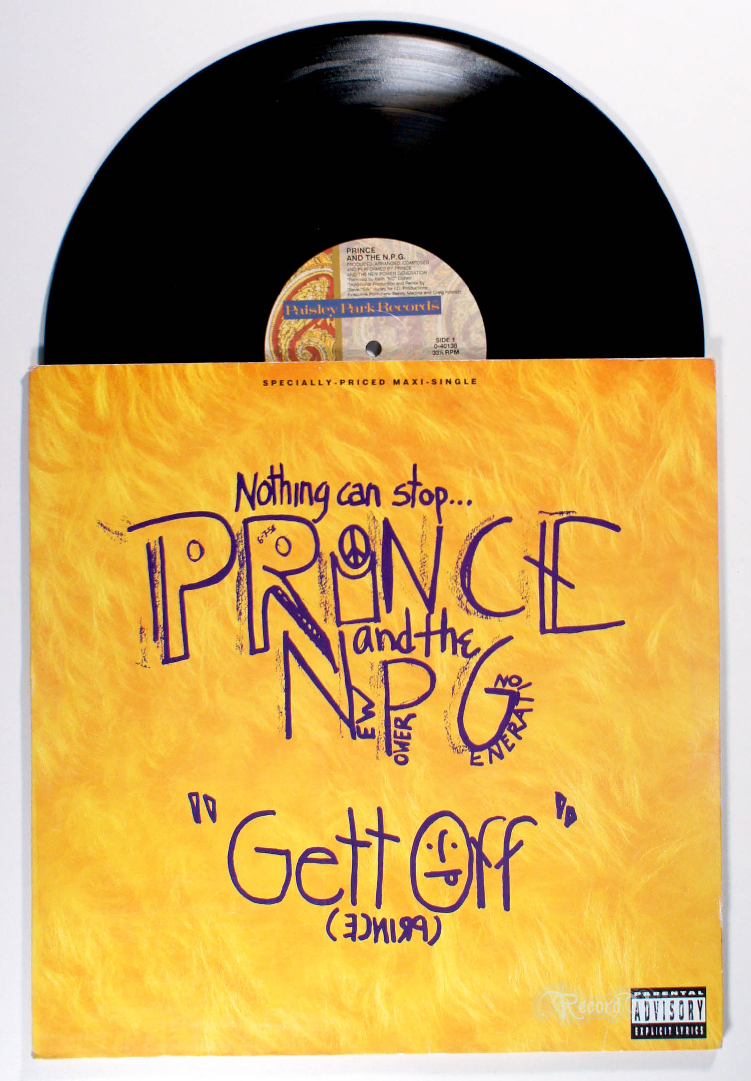 Prince - Gett Off (front cover) Vinyl