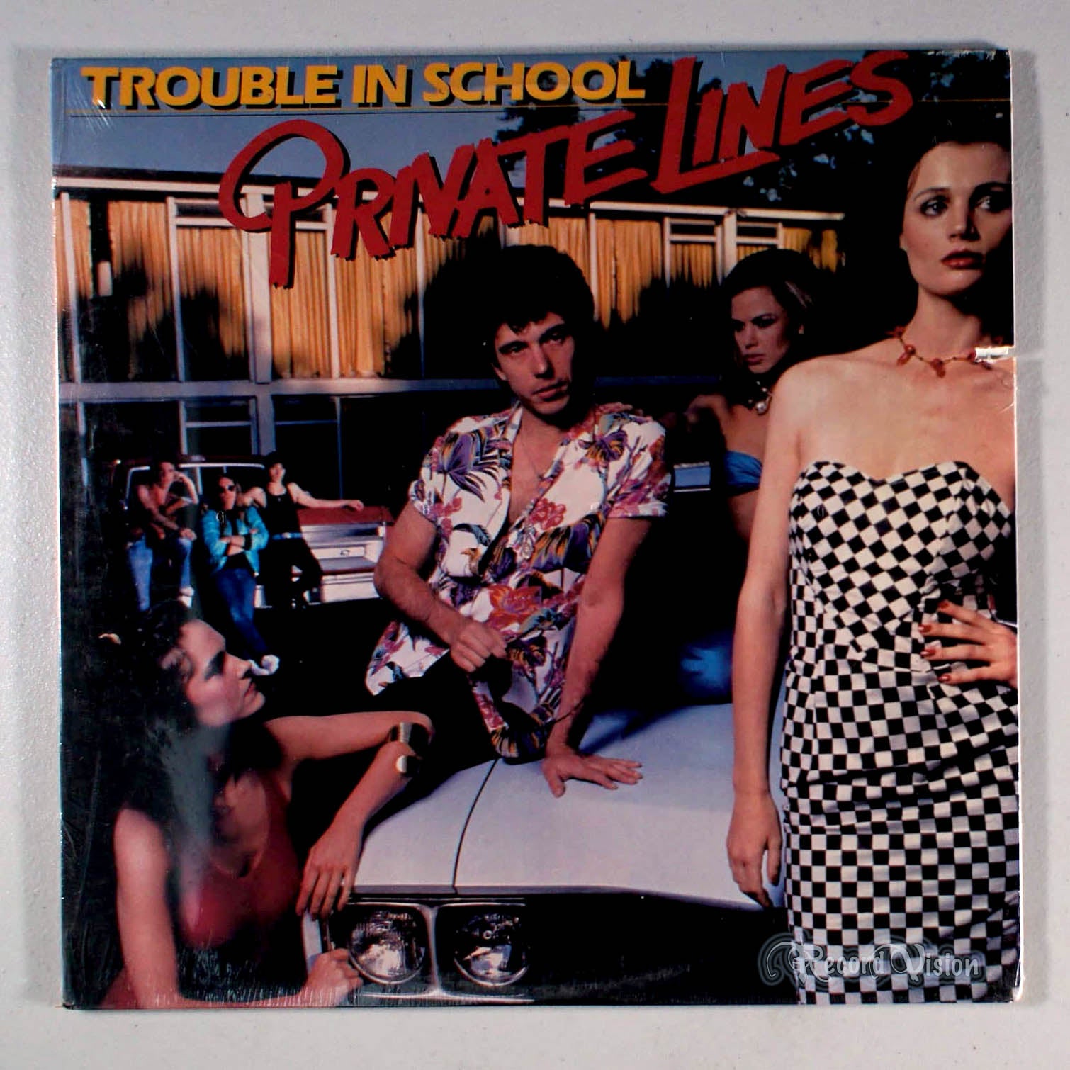 Private Lines - Trouble in School (front cover) Vinyl