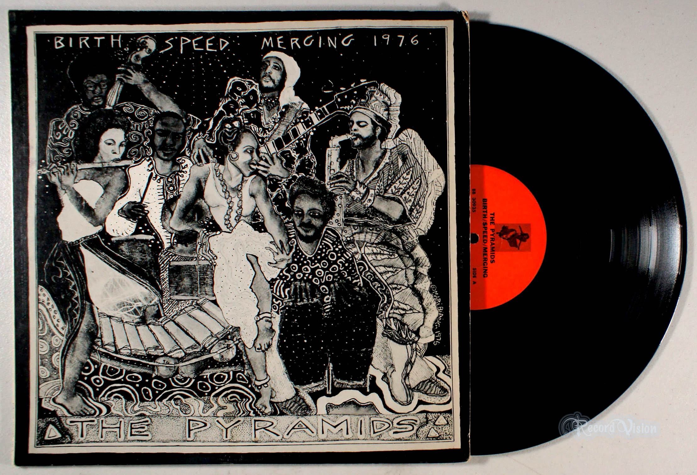 Pyramids - Birth / Speed / Merging (front cover) Vinyl
